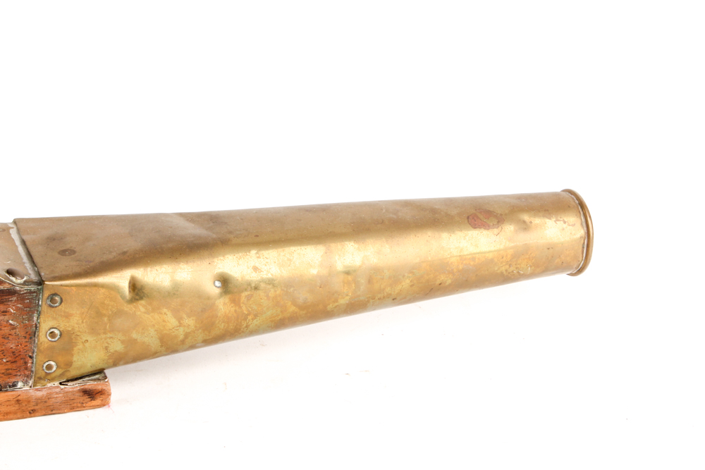 Brass and Wood Antique Rotary Bellows