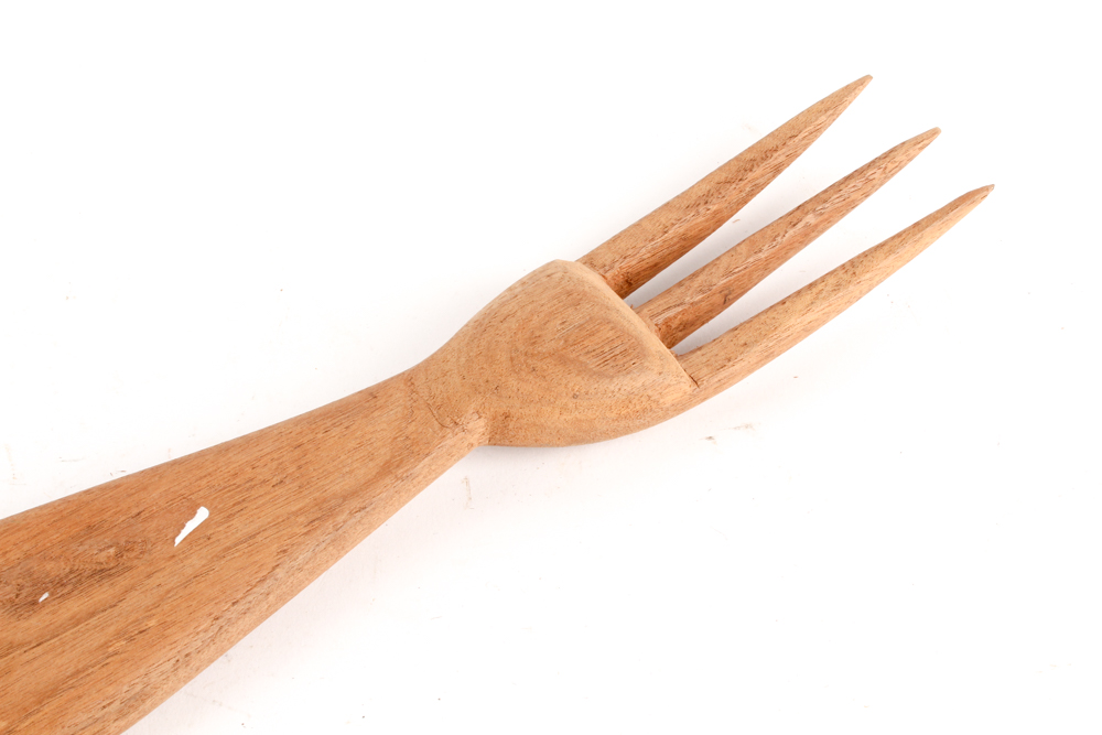 Vintage Wood Clamp, Laundry Mangling Board and Other Wooden Décor