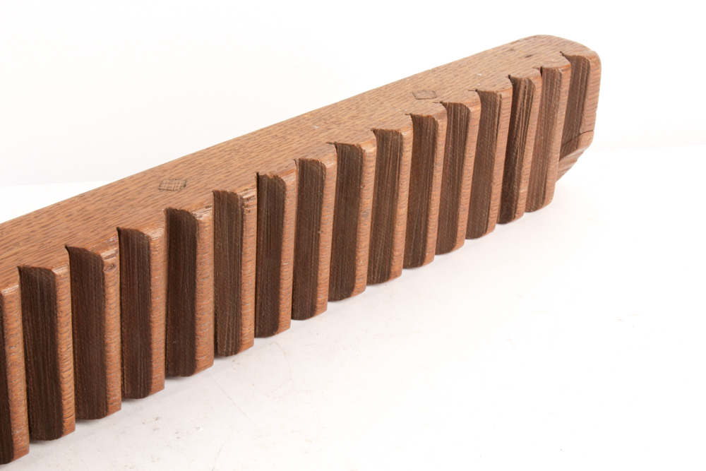 Vintage Wood Clamp, Laundry Mangling Board and Other Wooden Décor