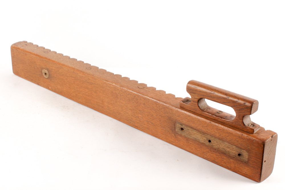 Vintage Wood Clamp, Laundry Mangling Board and Other Wooden Décor