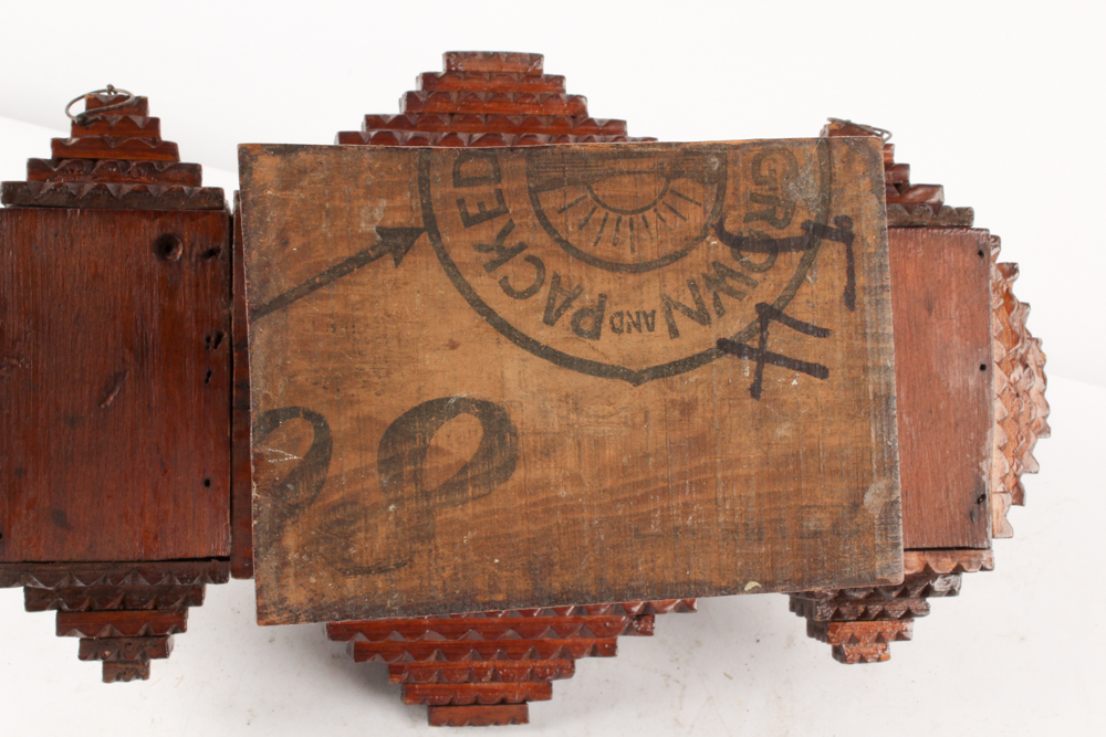 Tramp Art Vintage Trinket Box