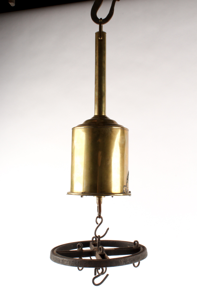 John Linwood Antique Roasting Jack with Mantel Bracket