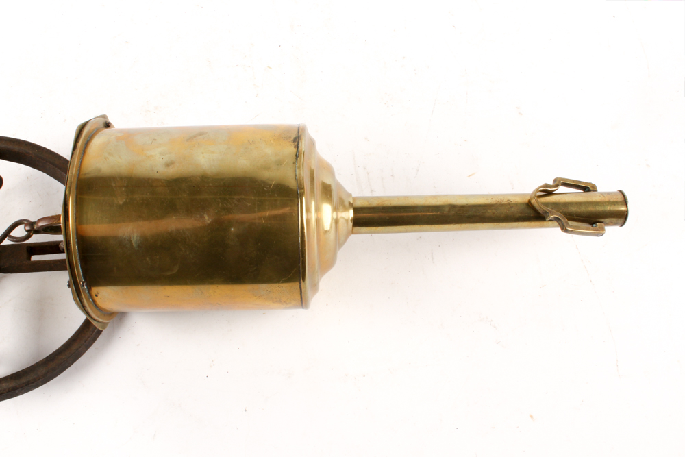 John Linwood Antique Roasting Jack with Mantel Bracket