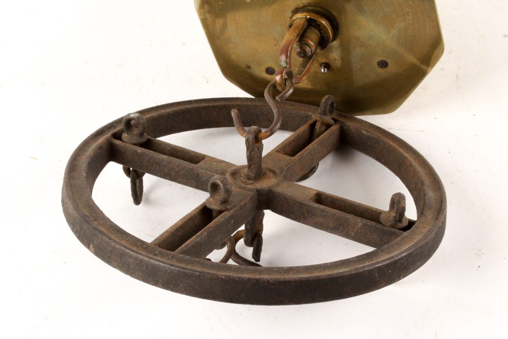 John Linwood Antique Roasting Jack with Mantel Bracket