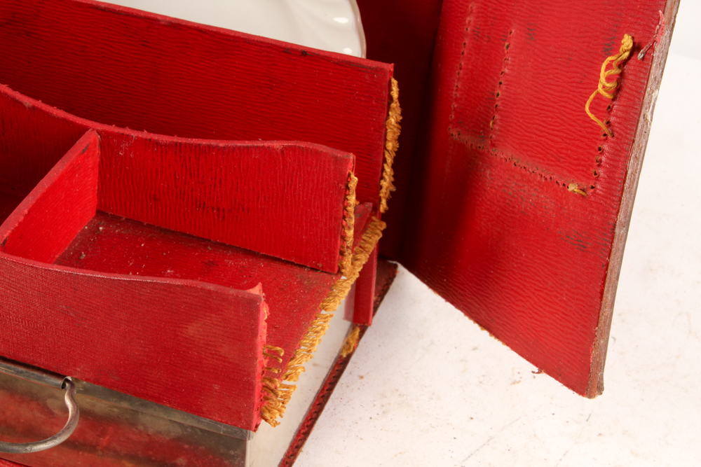 British Made Antique Traveling Tea Set