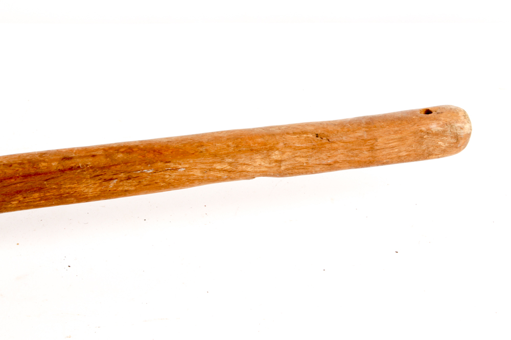 Antique Baker's Peel and Cast Iron Hearth Waffle Iron