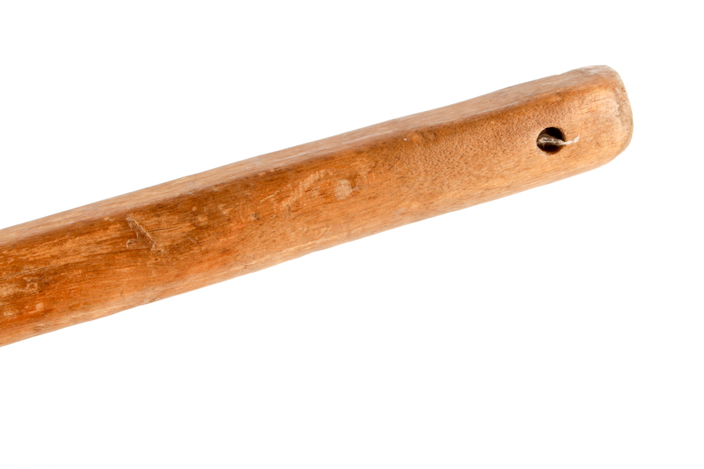 Antique Baker's Peel and Cast Iron Hearth Waffle Iron