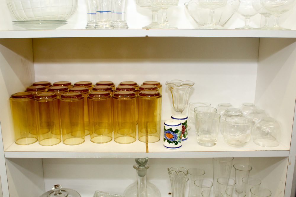 Tableware Including Vintage Knowles Vegetable Bowl