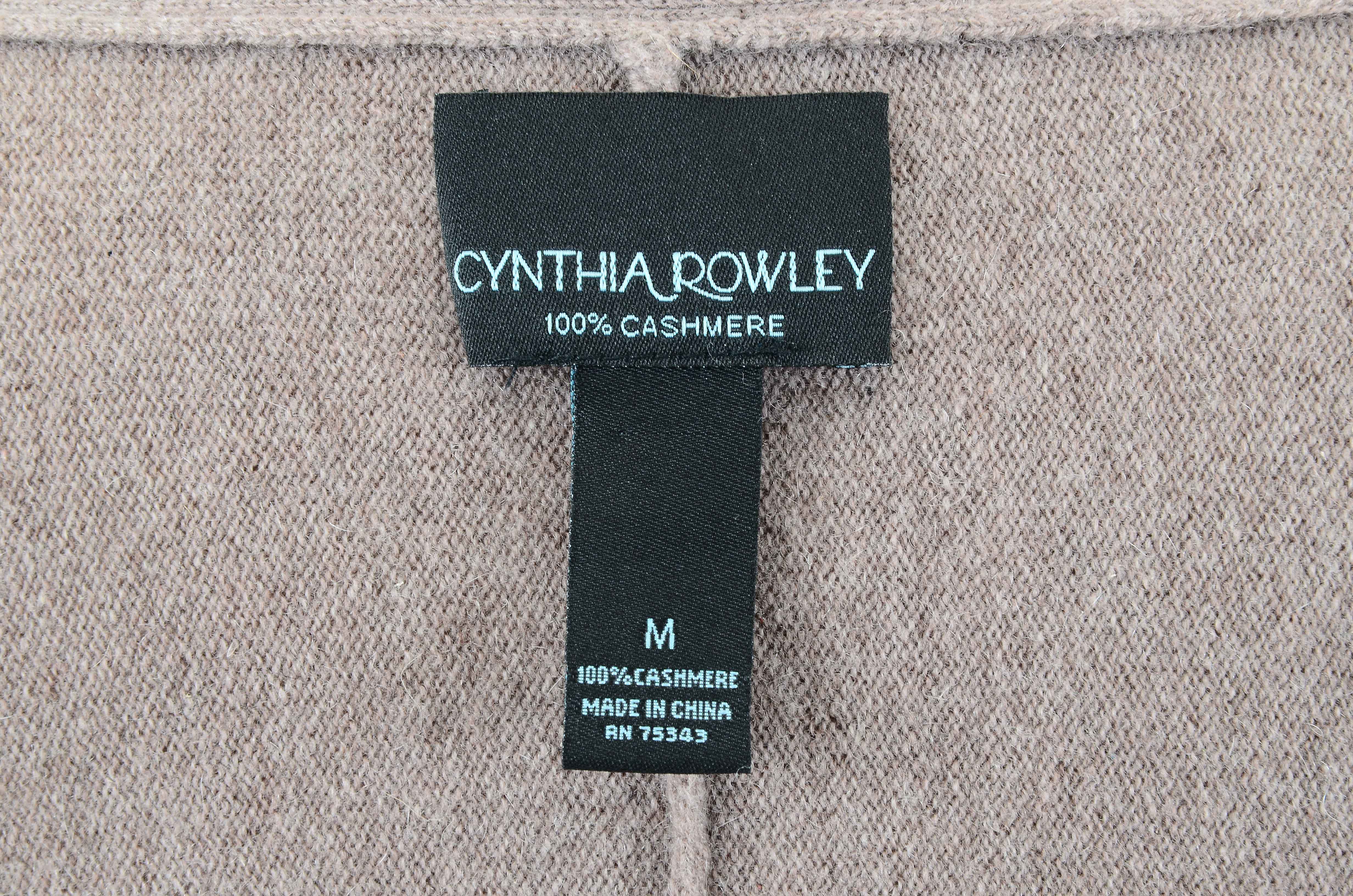 Cashmere Sweaters by Cynthia Rowley and Saks Fifth Avenue