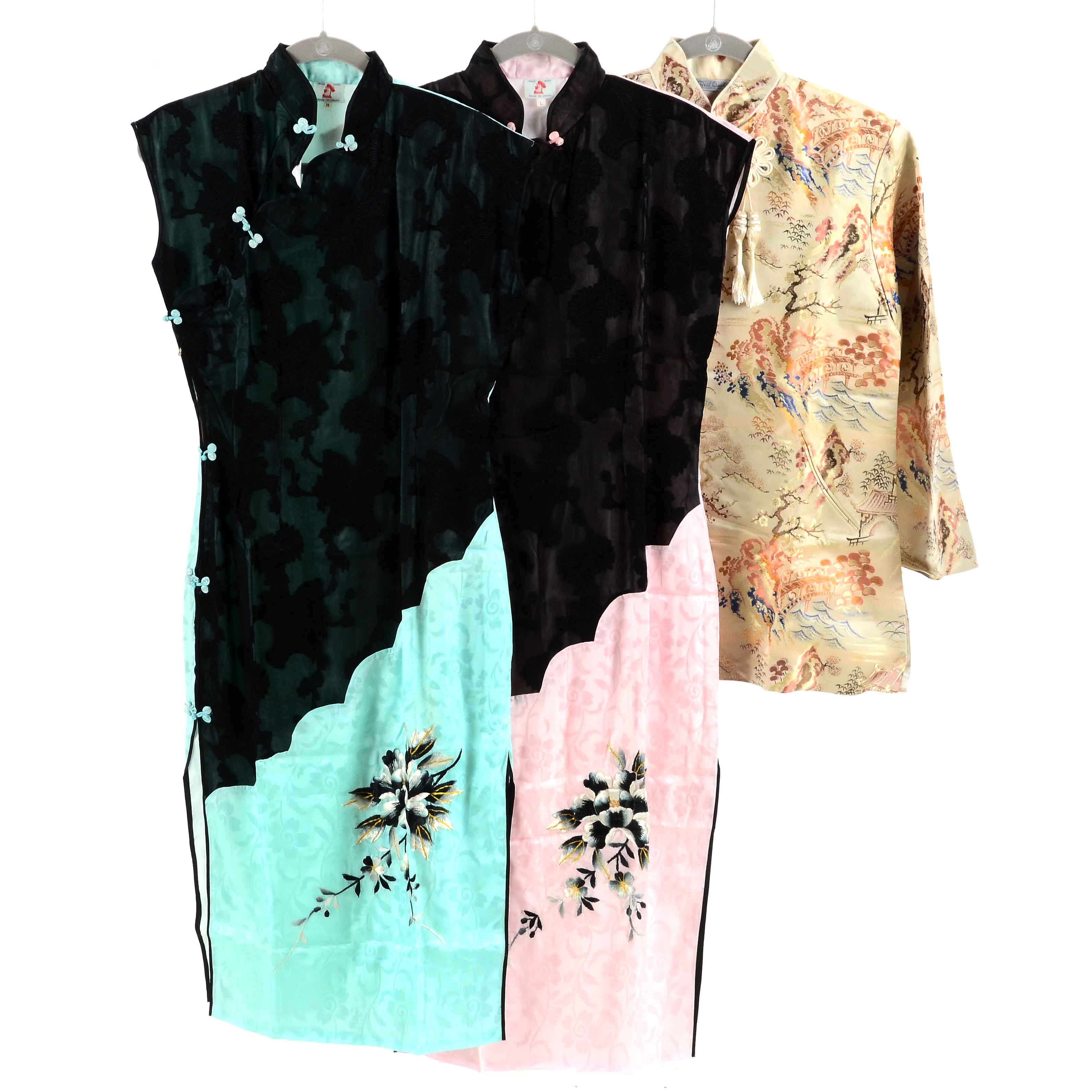 Japanese Silk Blend Dresses and Jacket