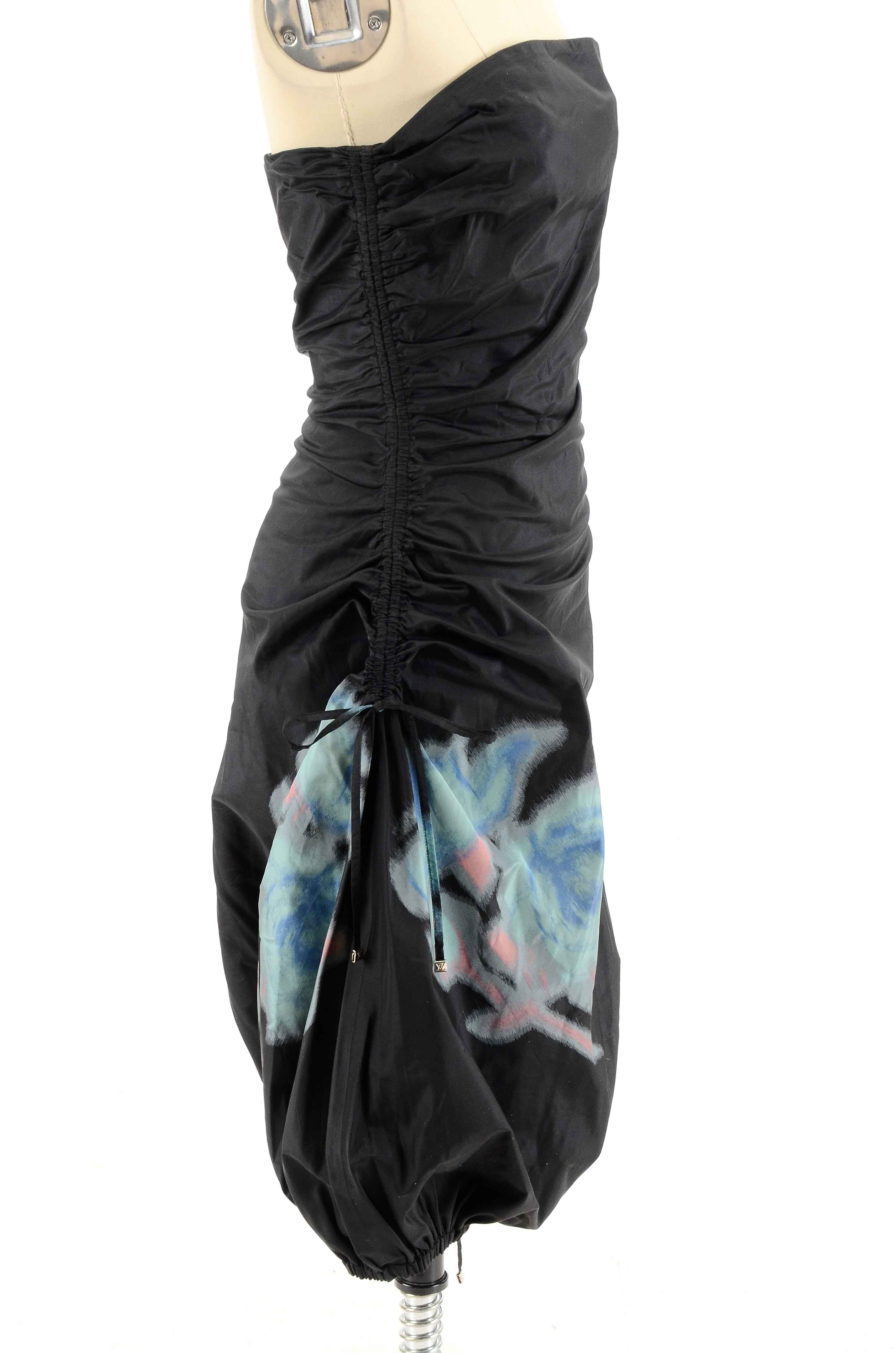 Louis Vuitton Strapless Dress and Marni Skirt