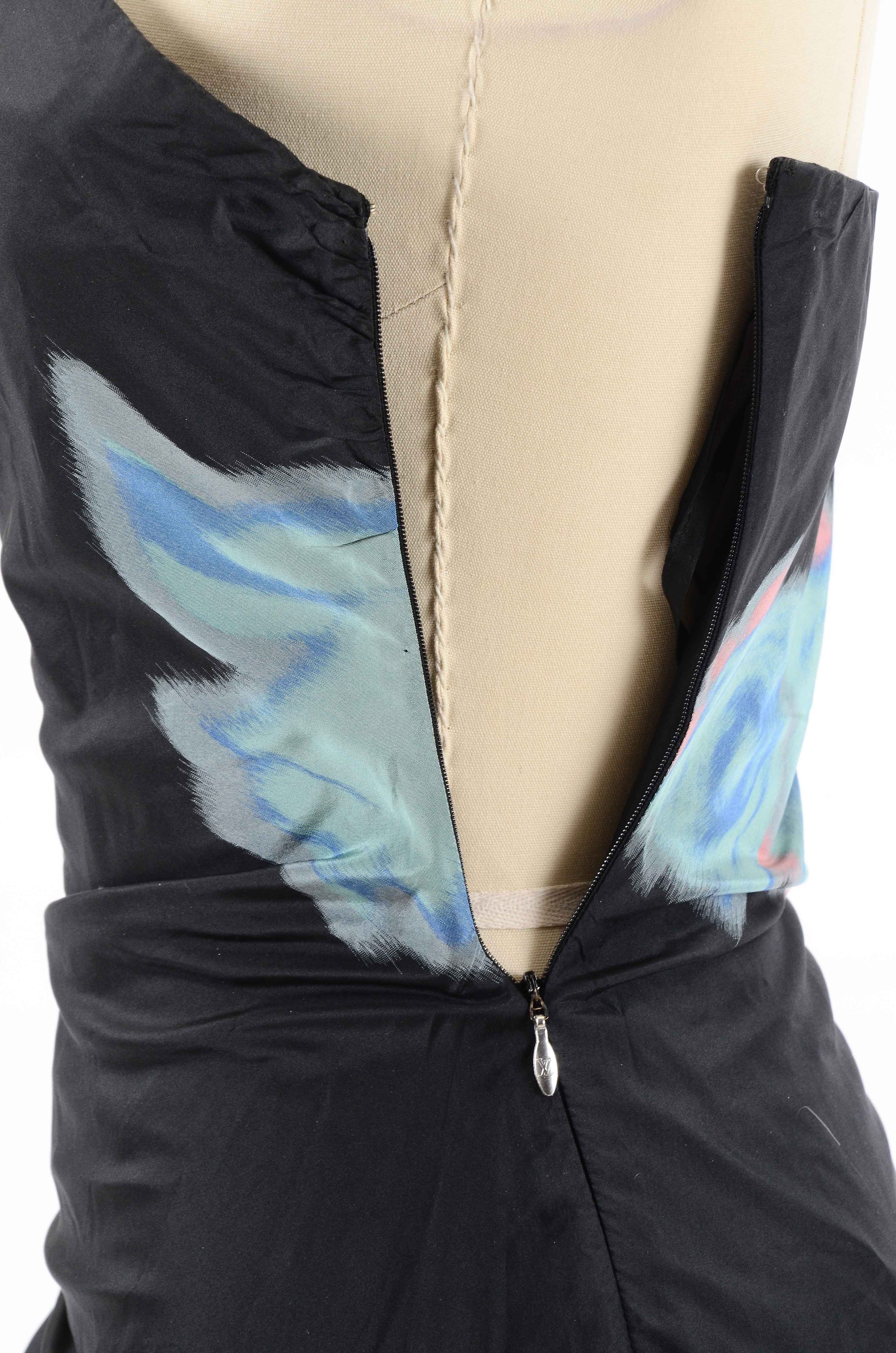 Louis Vuitton Strapless Dress and Marni Skirt