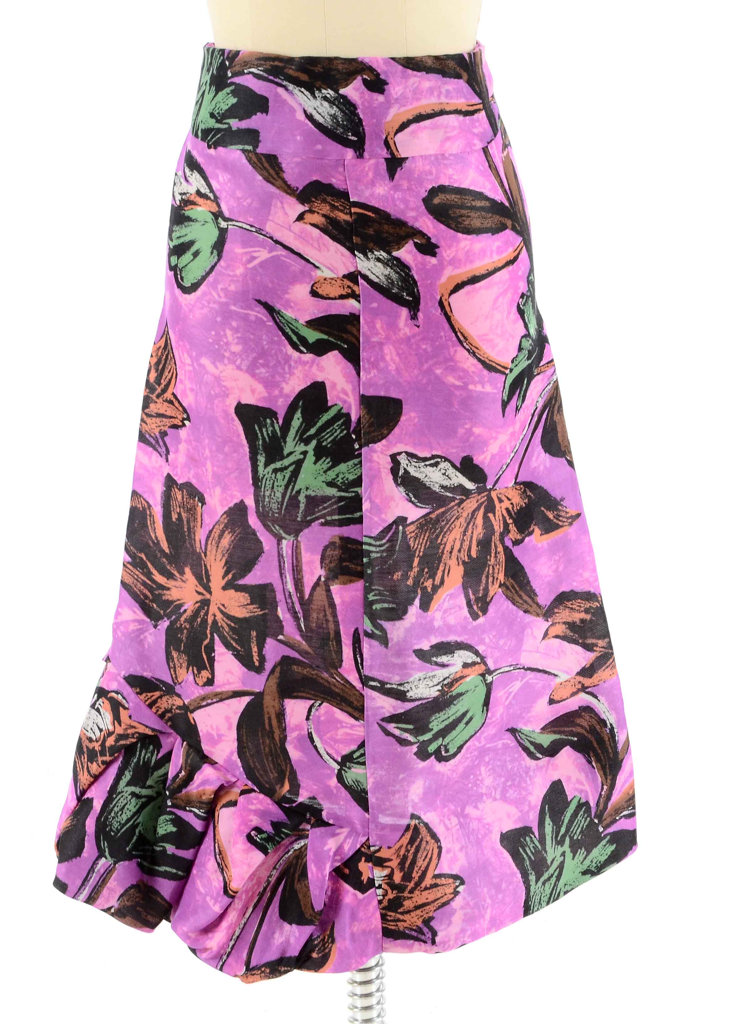 Louis Vuitton Strapless Dress and Marni Skirt