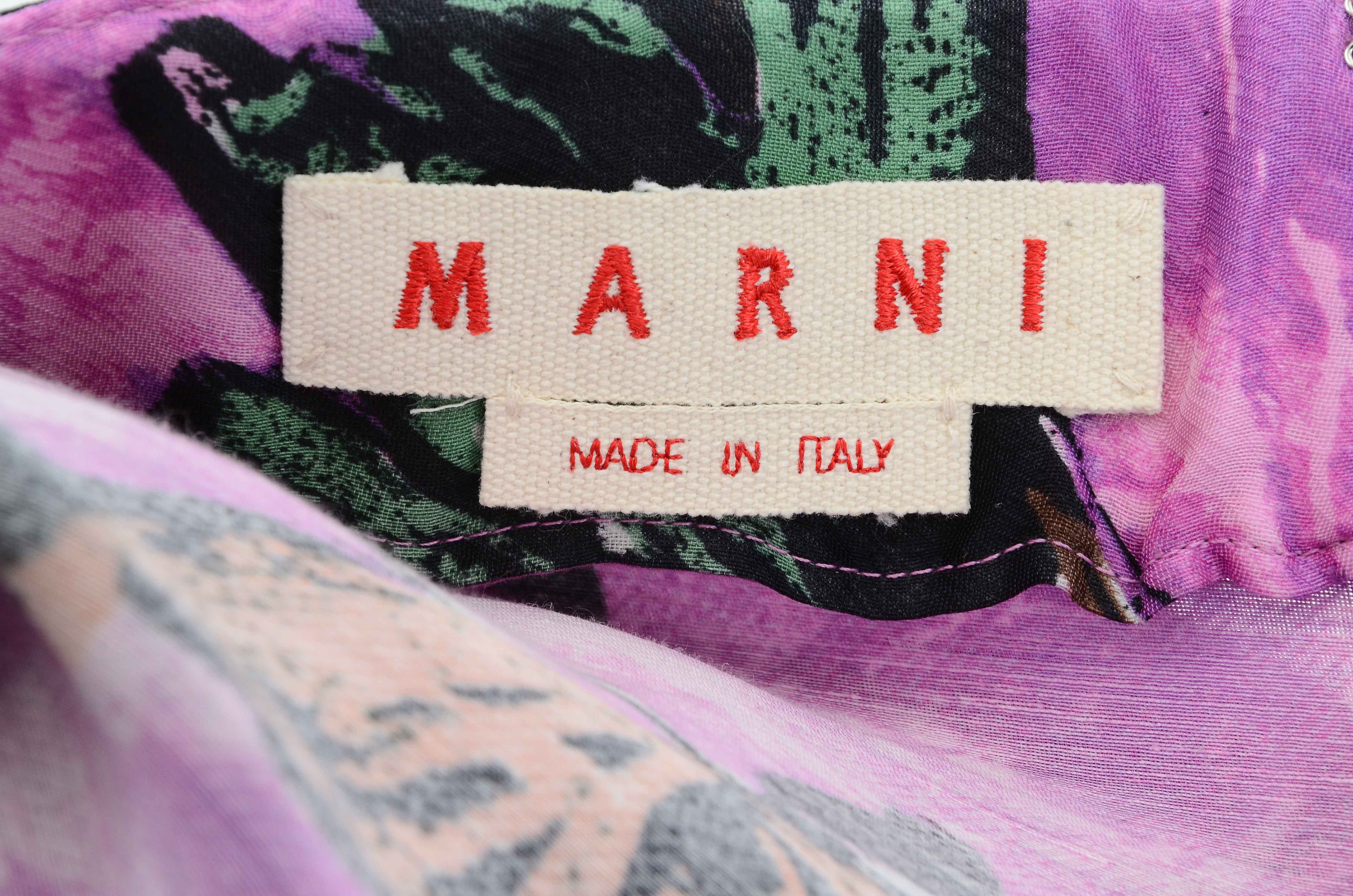 Louis Vuitton Strapless Dress and Marni Skirt