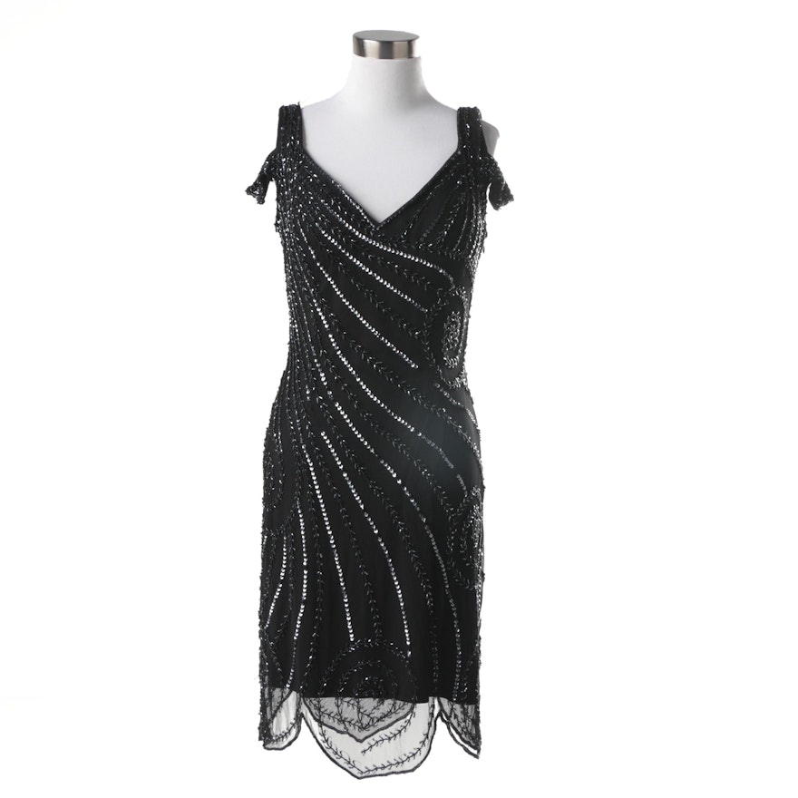 Marina Sequined Cocktail Dress