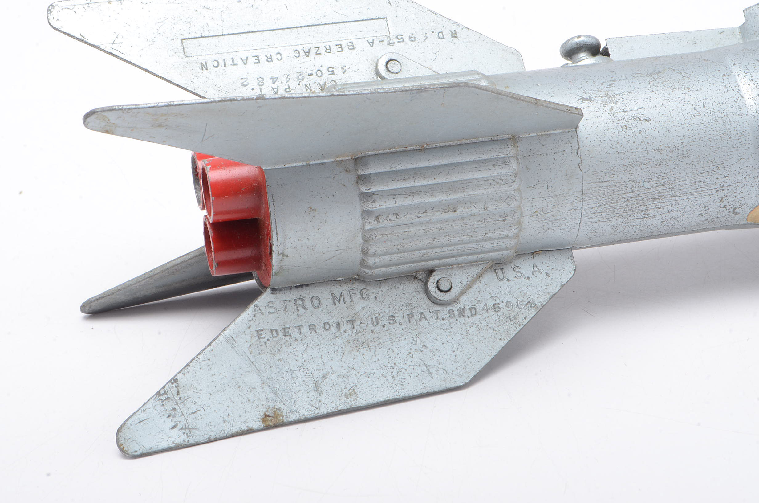 Vintage Metal Berzac Creation "Astro" Mechanical Bank