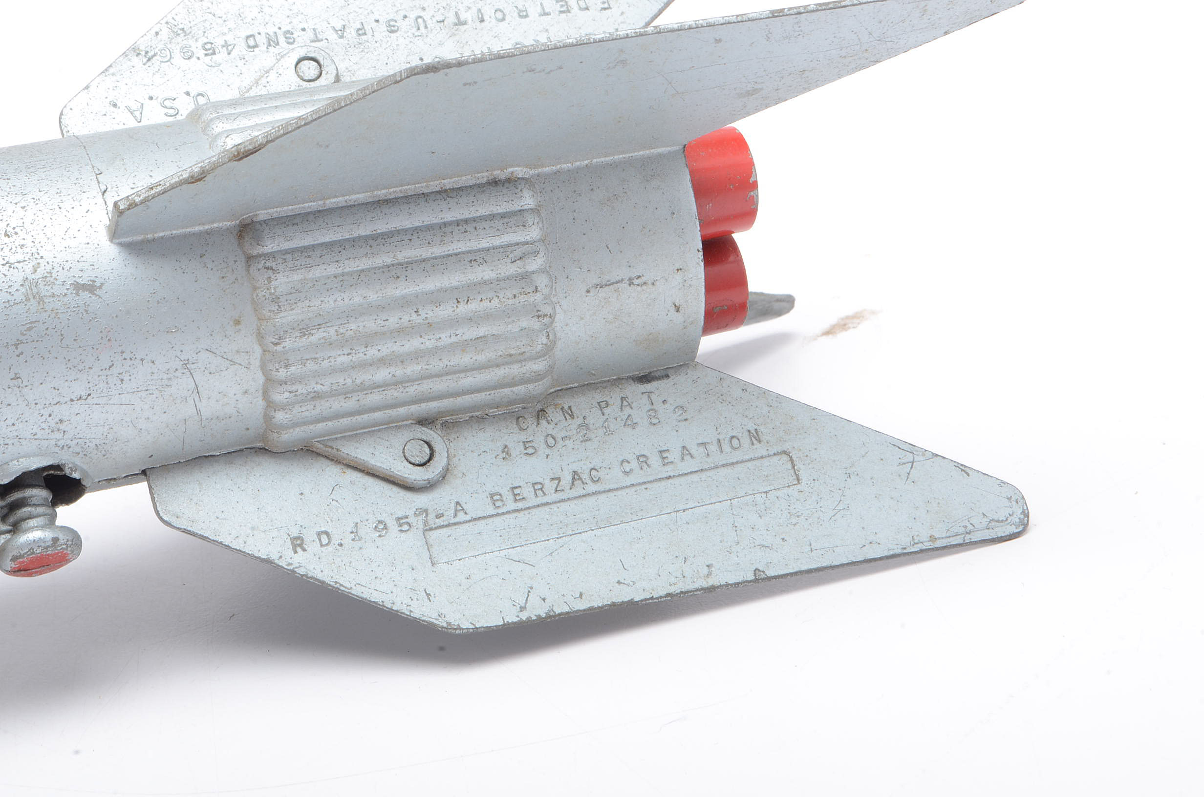 Vintage Metal Berzac Creation "Astro" Mechanical Bank