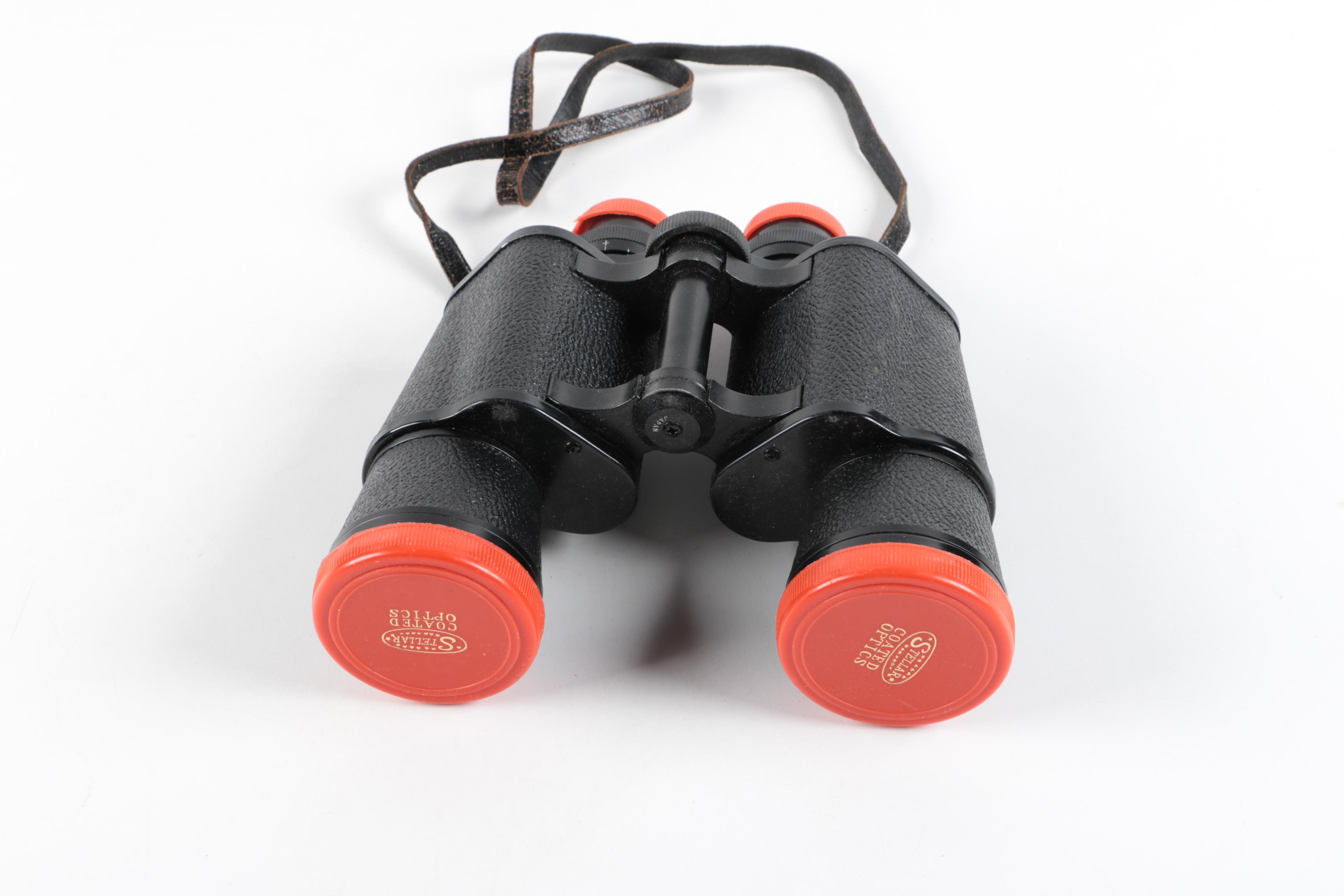 Vintage Stellar Binoculars with Case