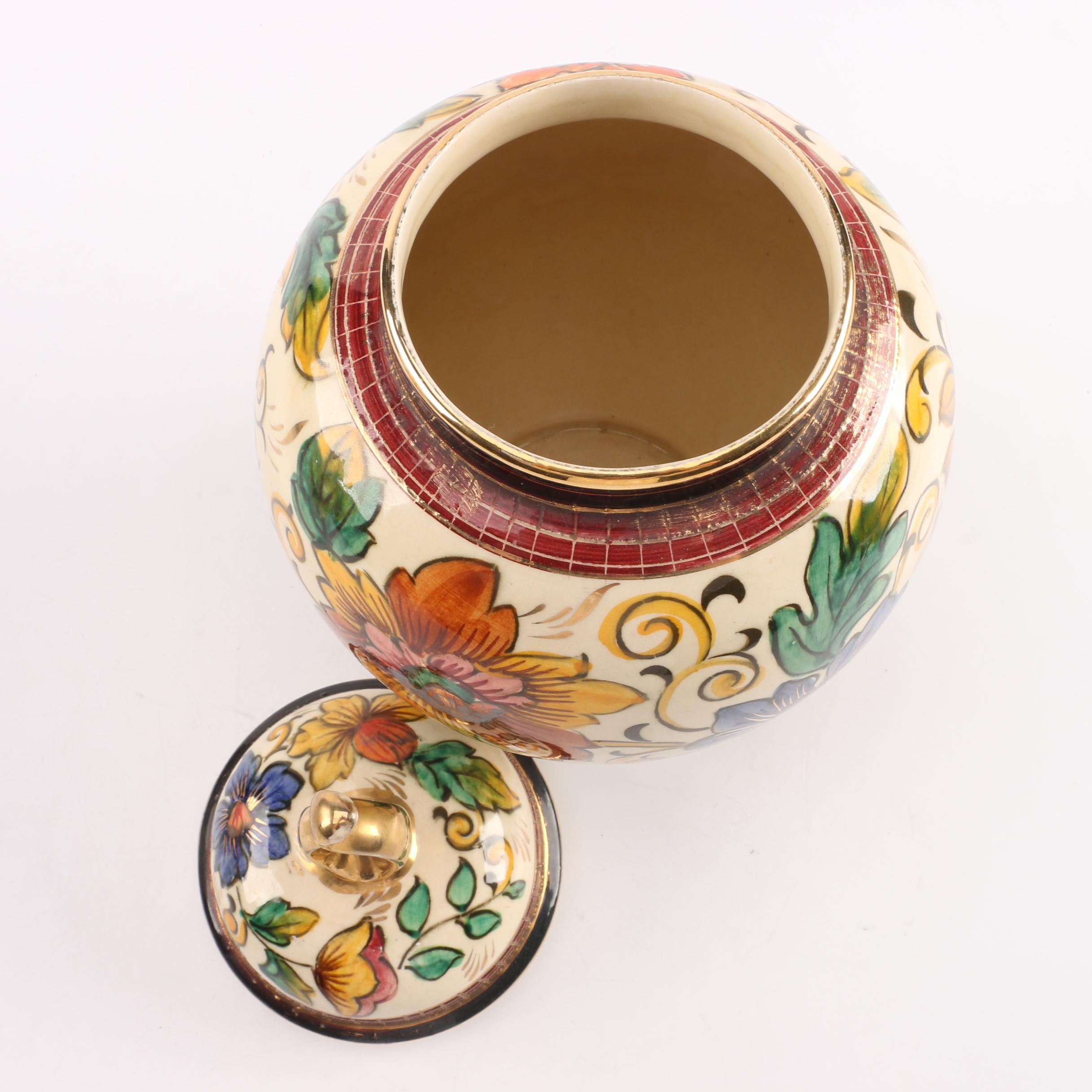 H. Bequet Lidded Ceramic Urn