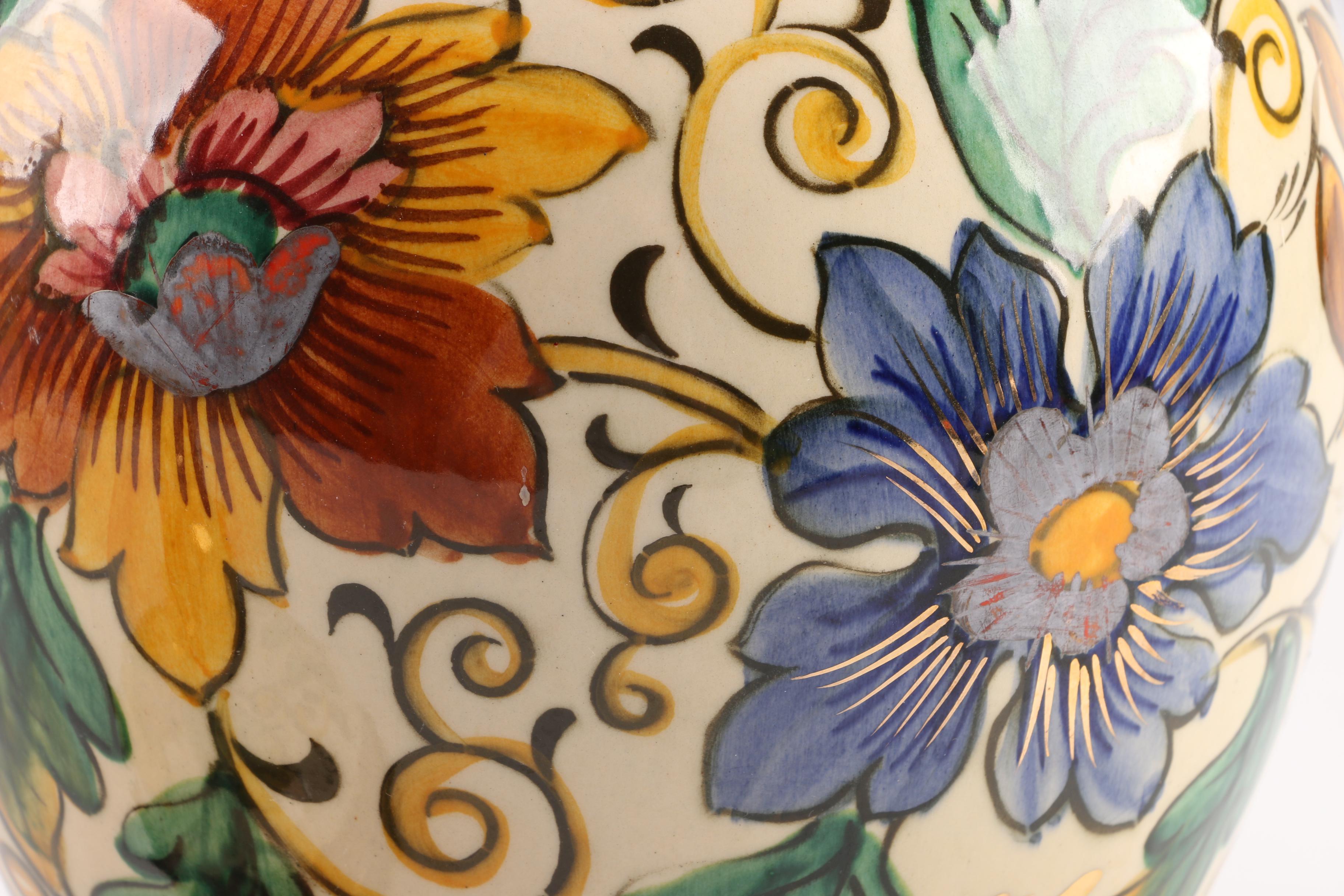 H. Bequet Lidded Ceramic Urn