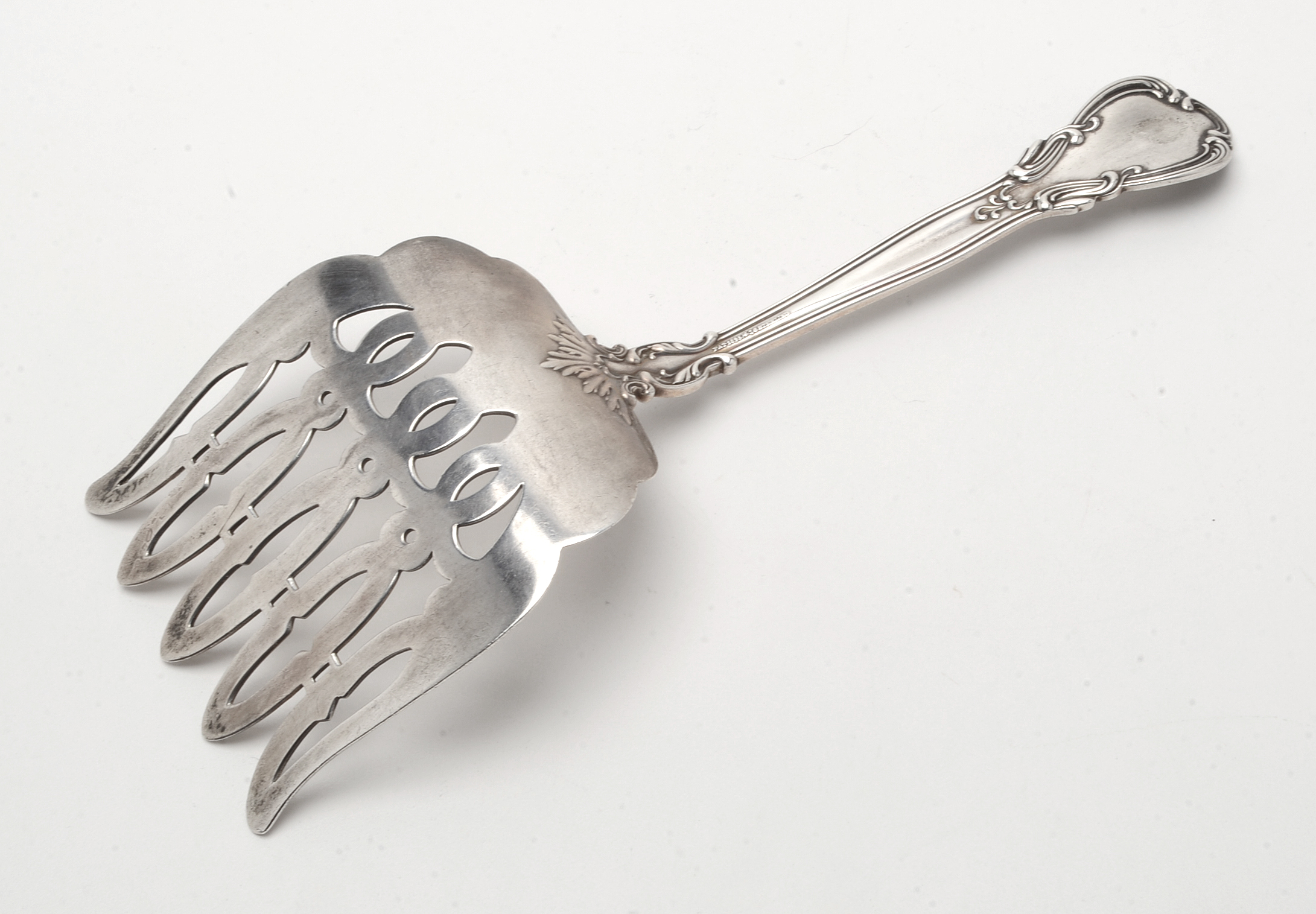 Gorham Sterling Silver "Chantilly" Asparagus Serving Fork