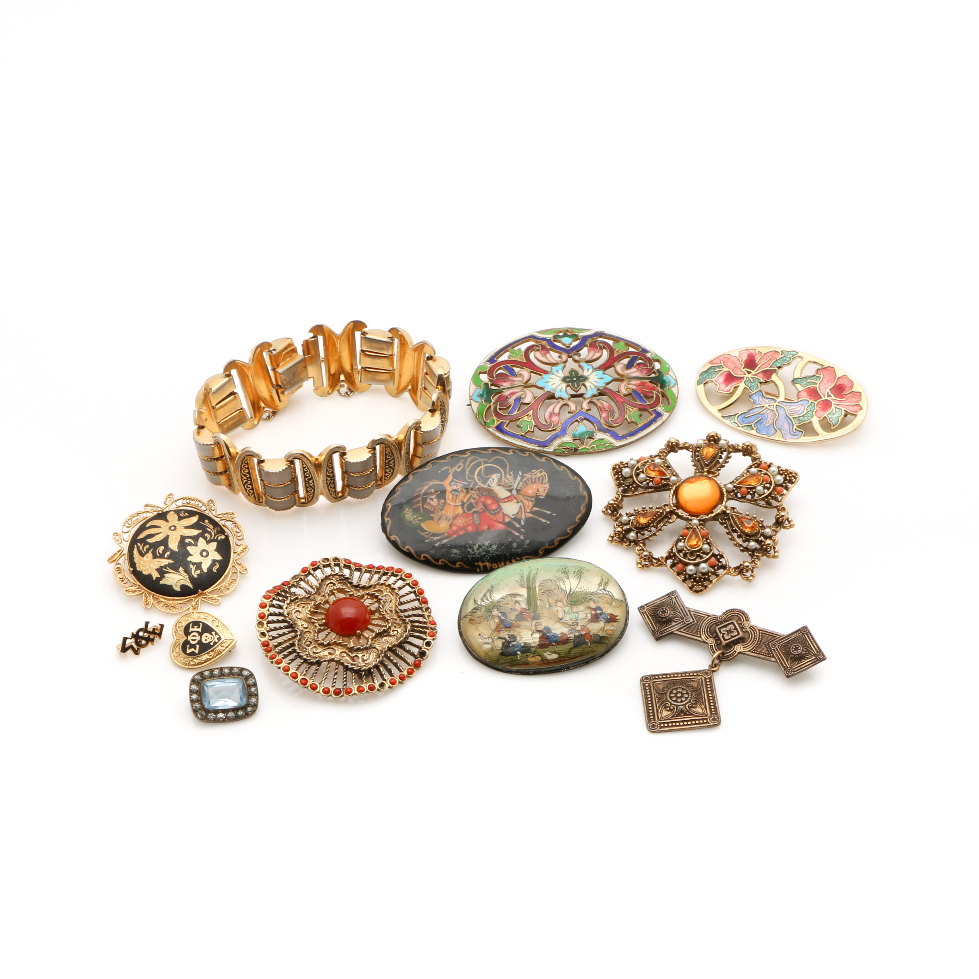 Selection of Jewelry Including Laurel Burch