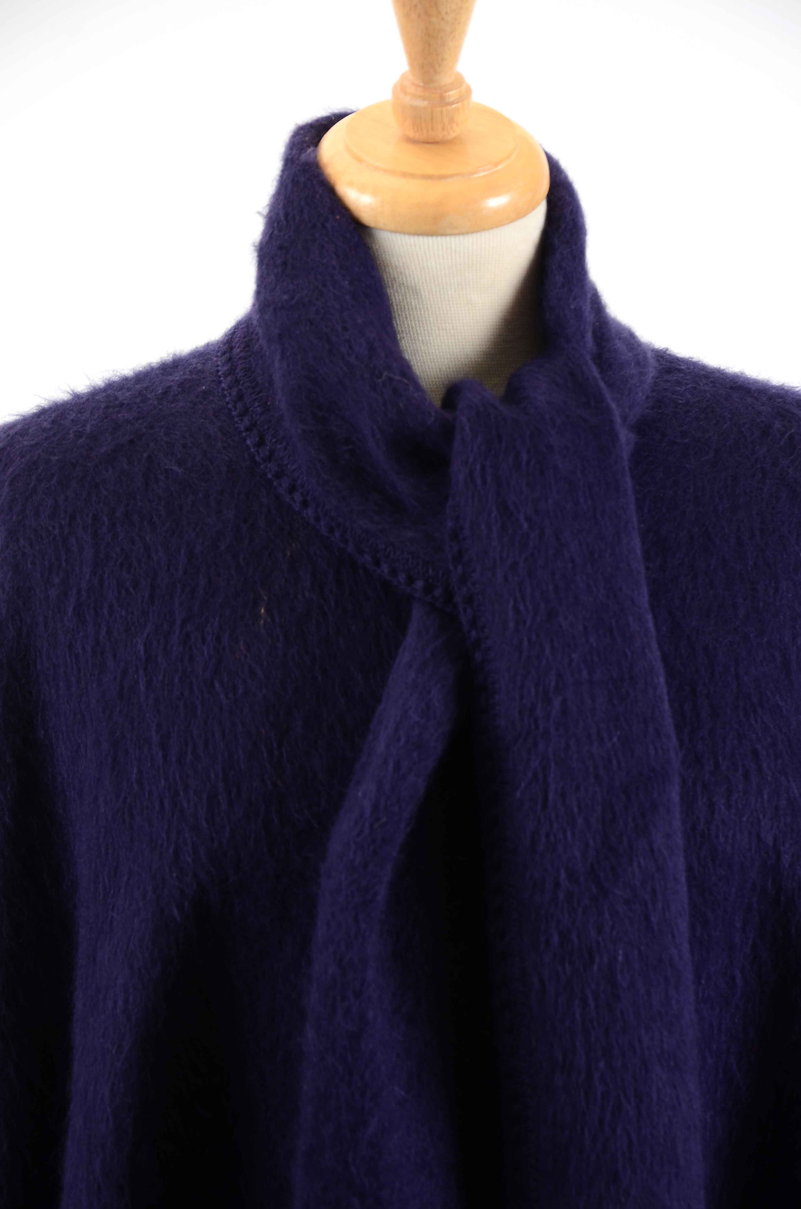 Women's Peruvian Alpaca Fleece Poncho