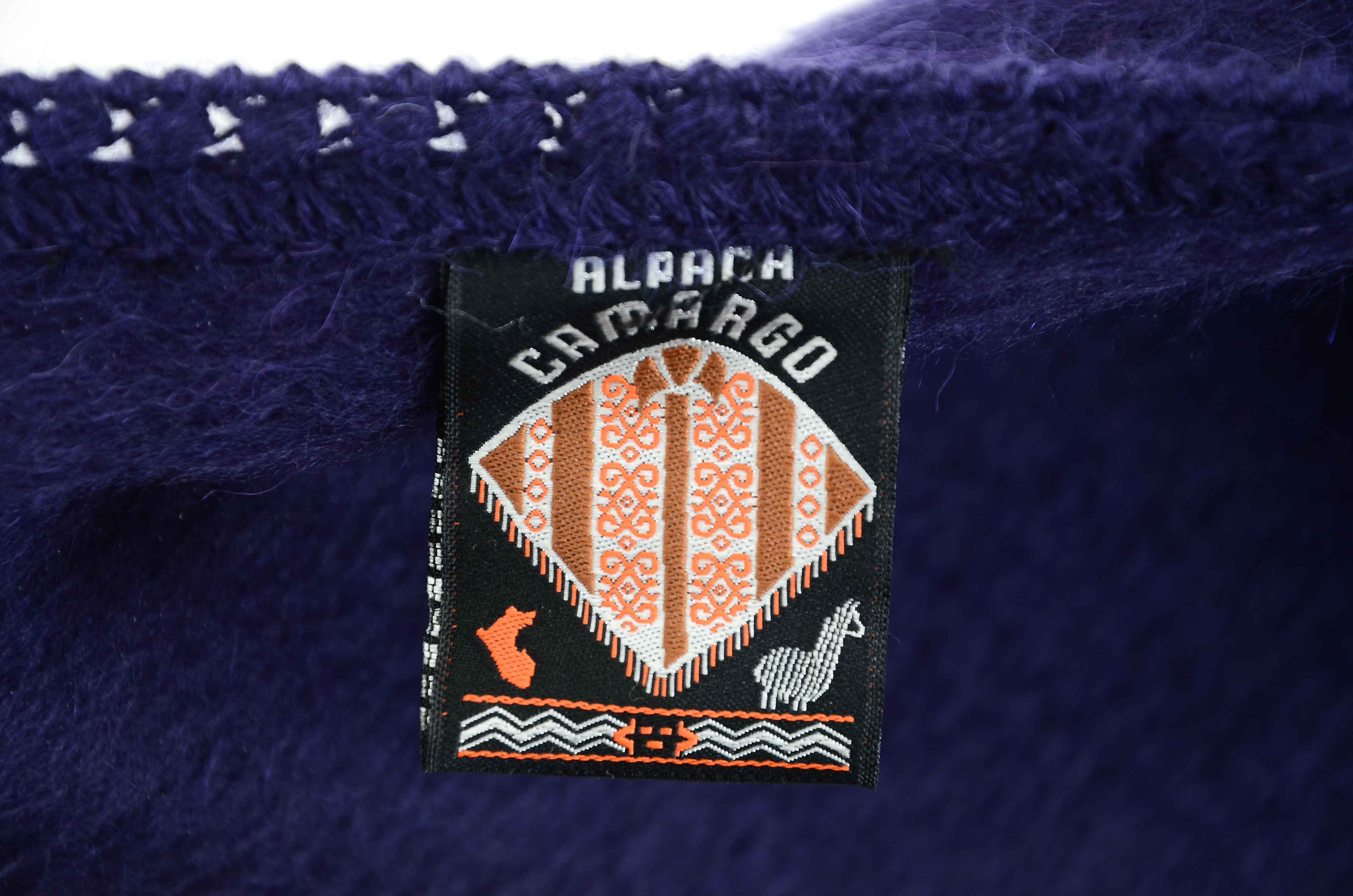 Women's Peruvian Alpaca Fleece Poncho