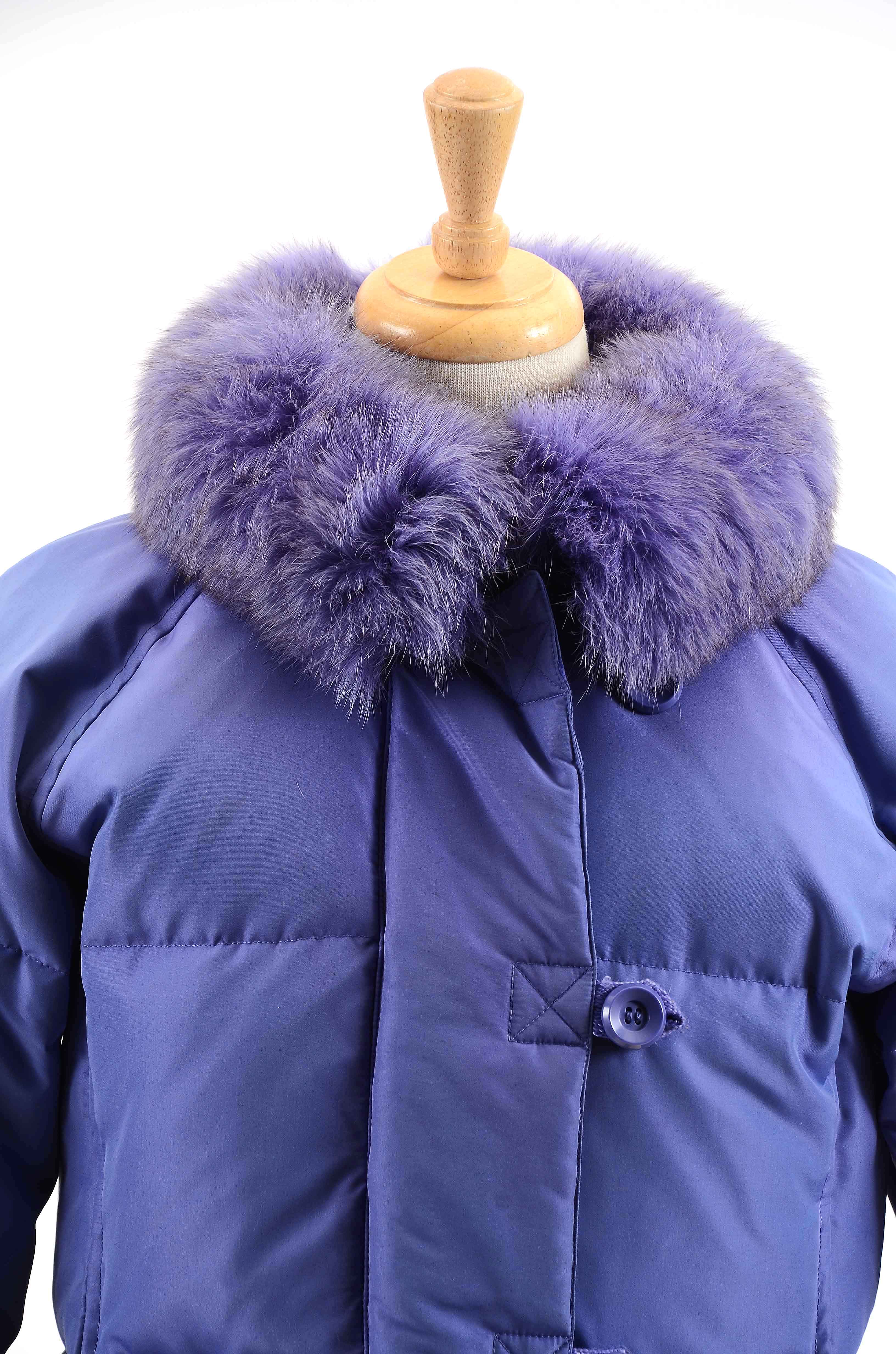 Women's Down Parka with Fox Fur Collar