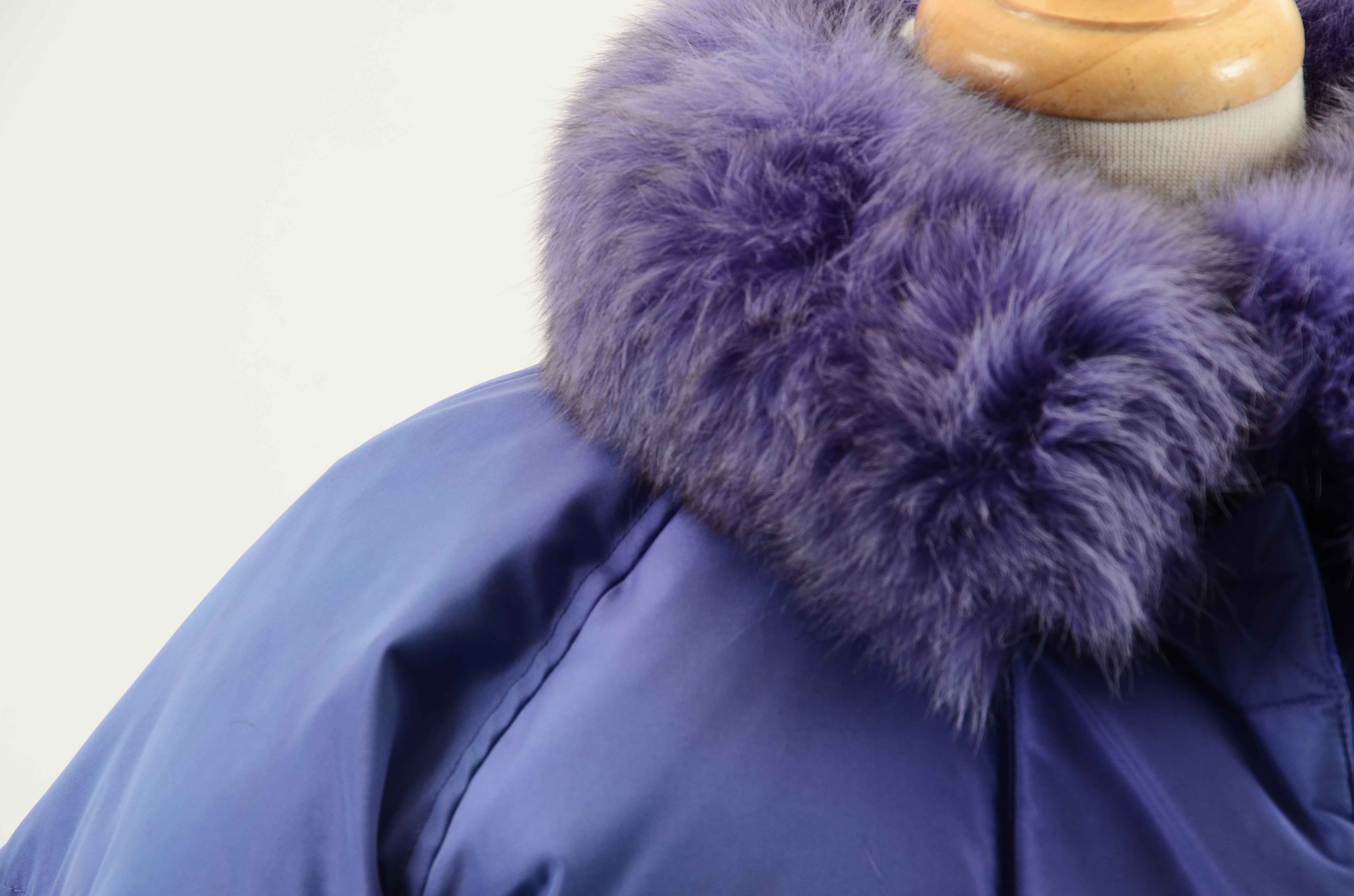 Women's Down Parka with Fox Fur Collar