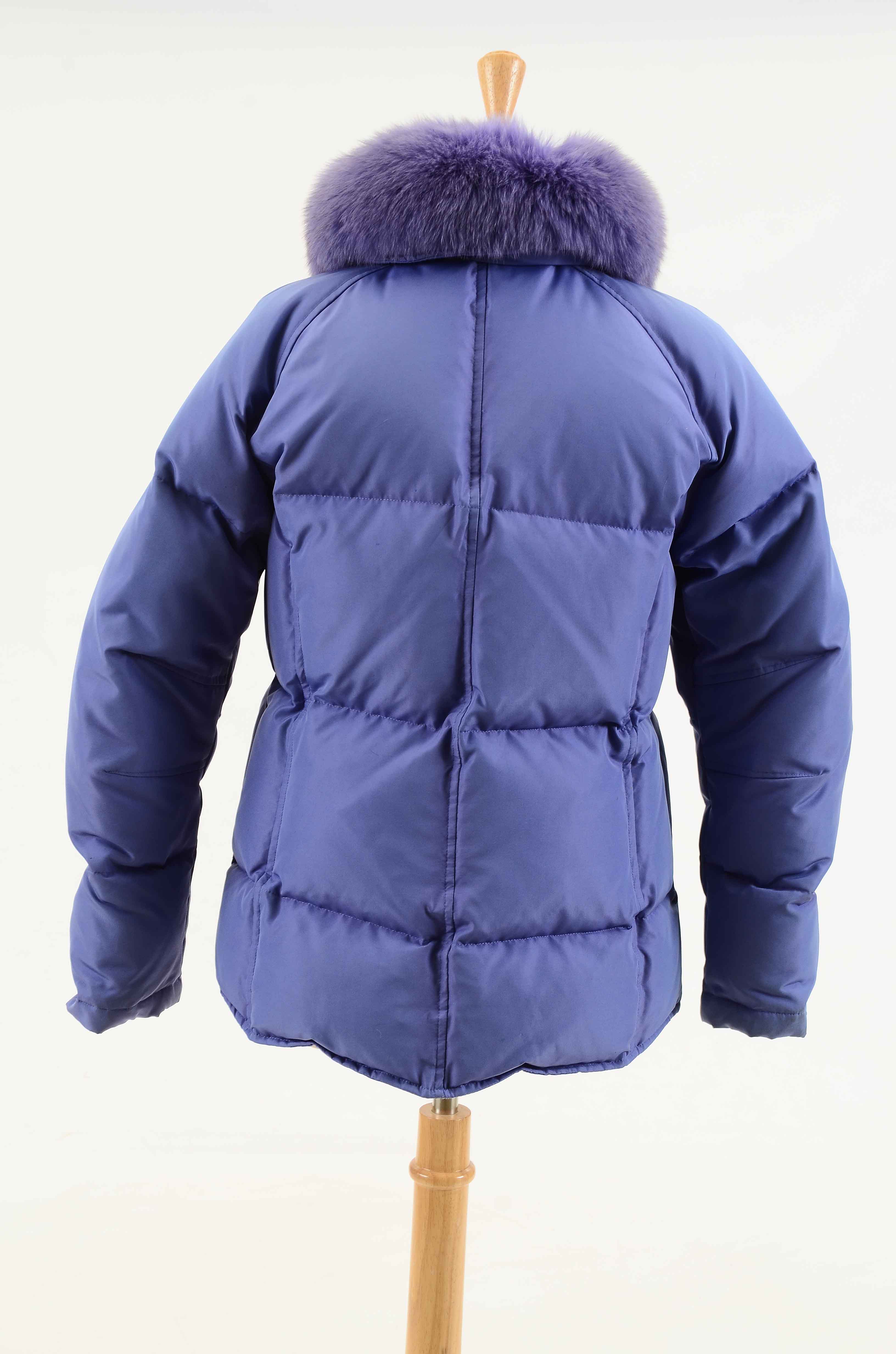 Women's Down Parka with Fox Fur Collar