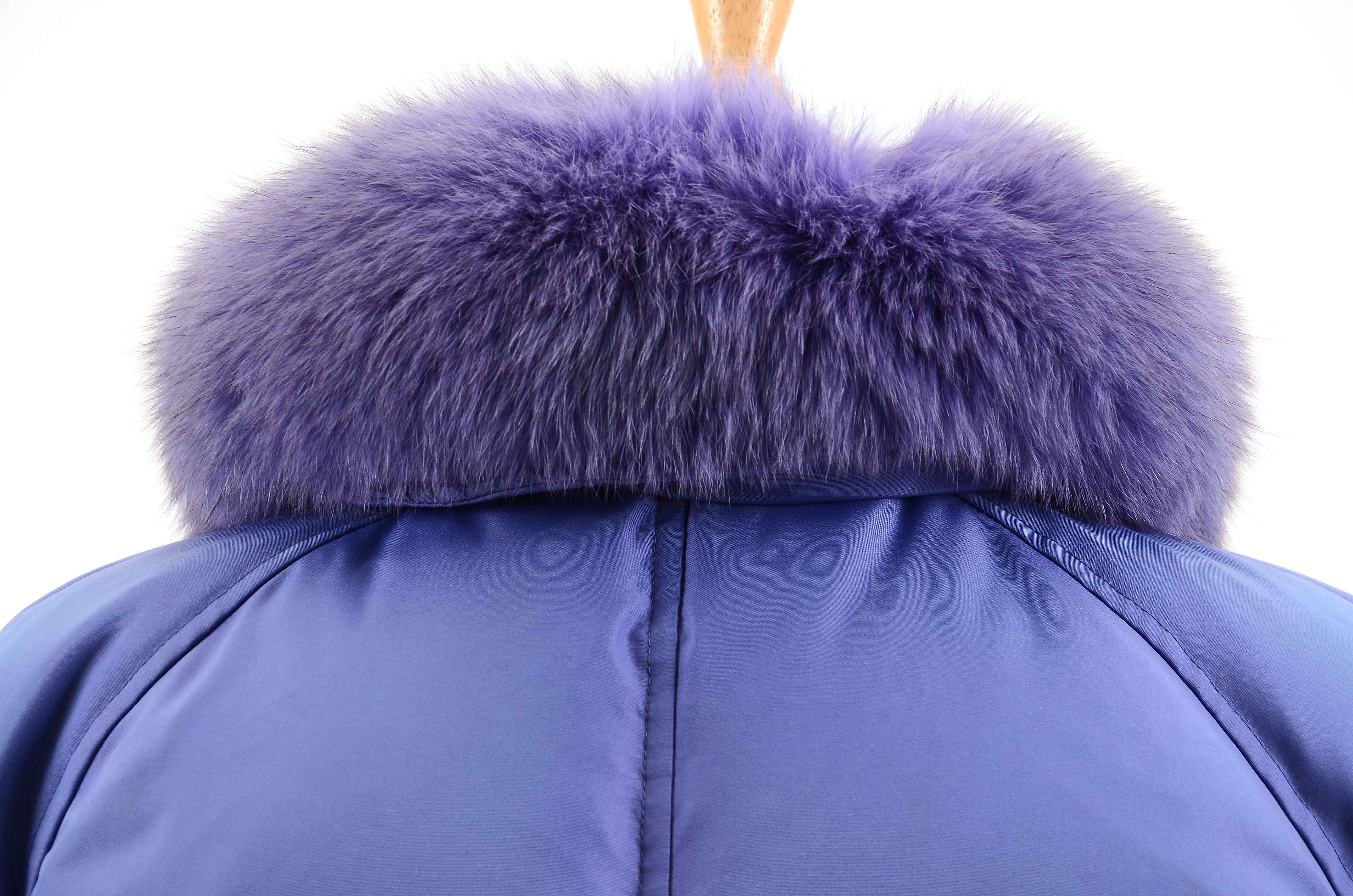 Women's Down Parka with Fox Fur Collar