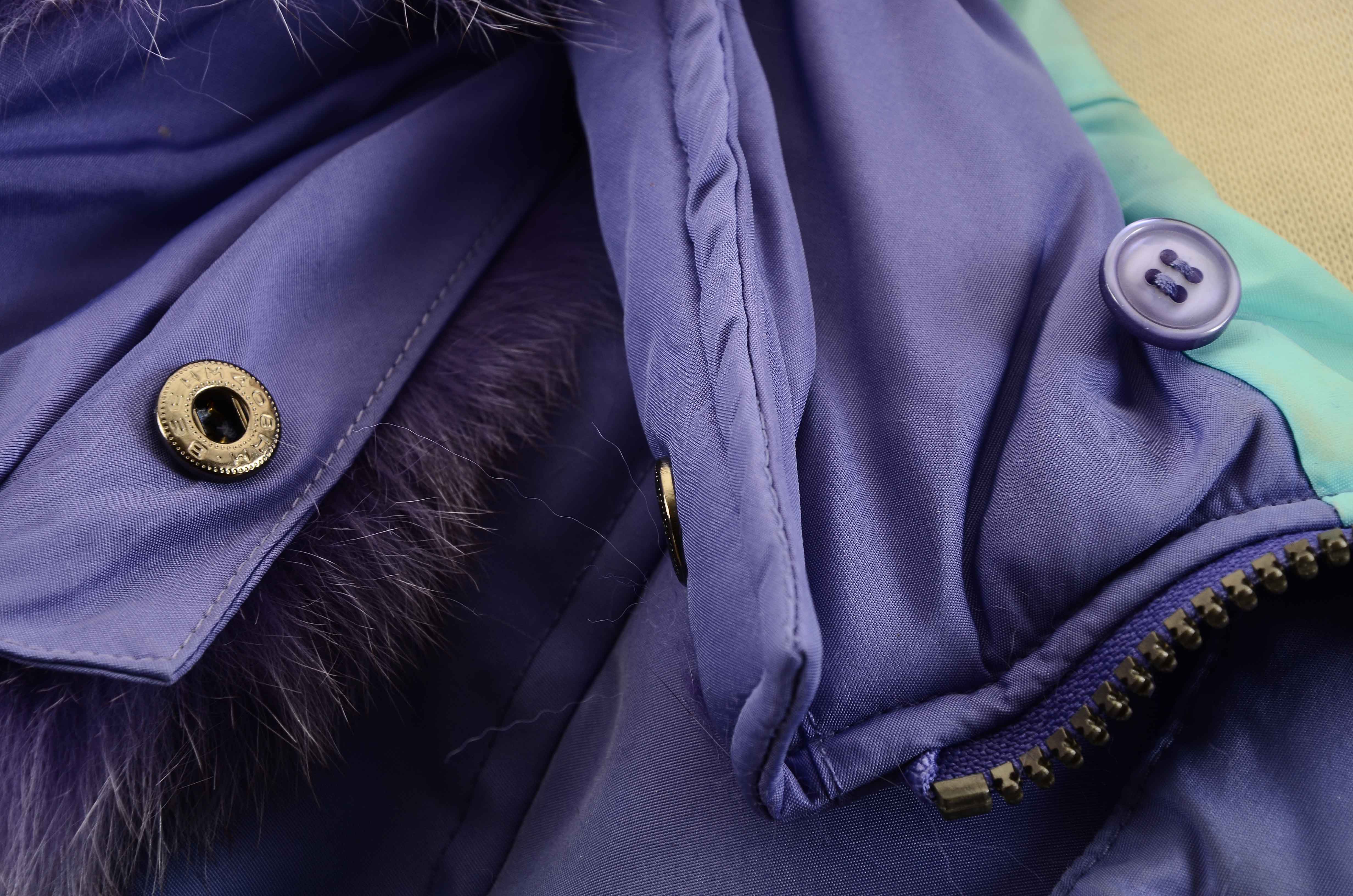 Women's Down Parka with Fox Fur Collar