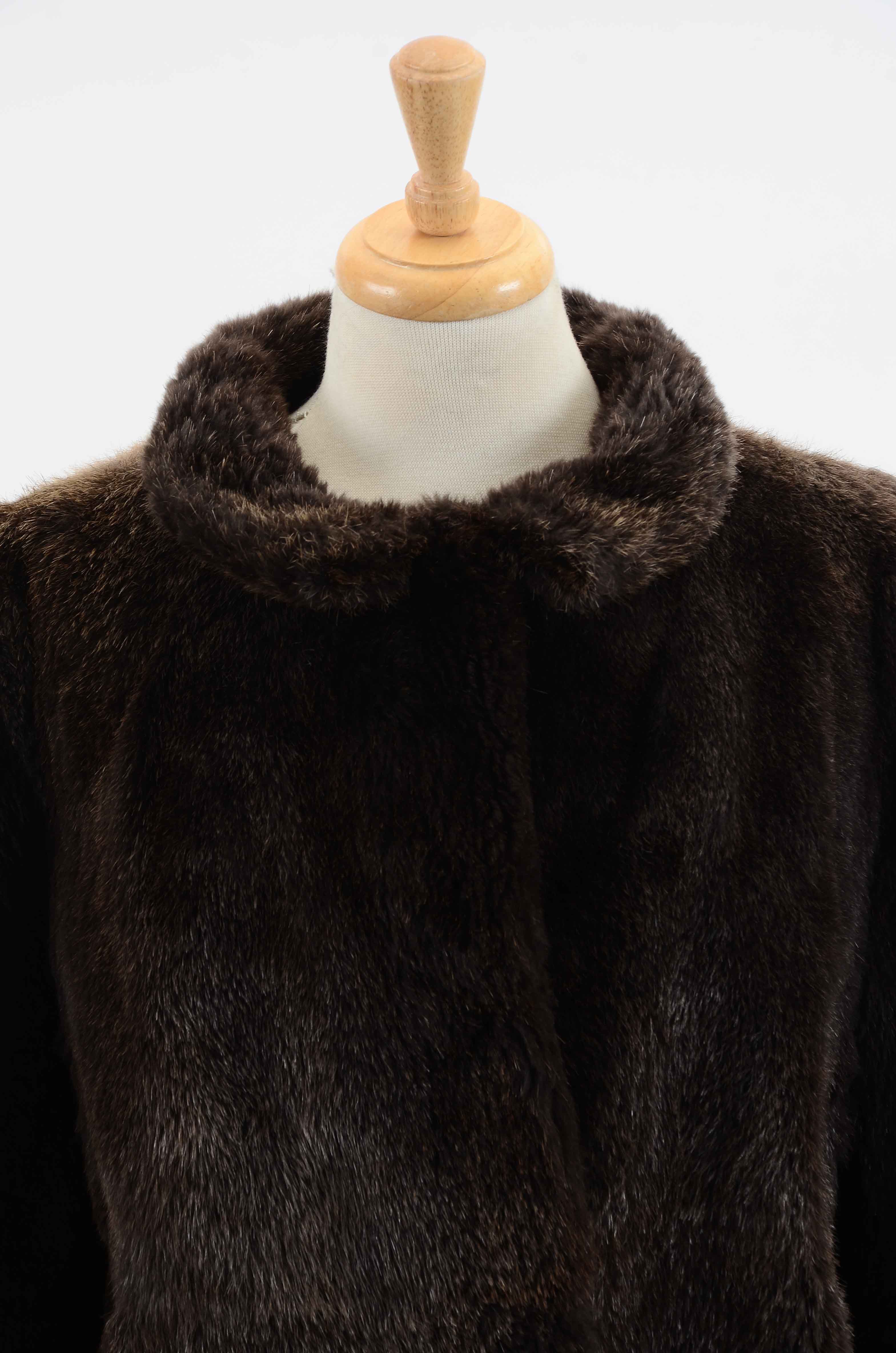 Vintage Sheared Beaver Fur Coat