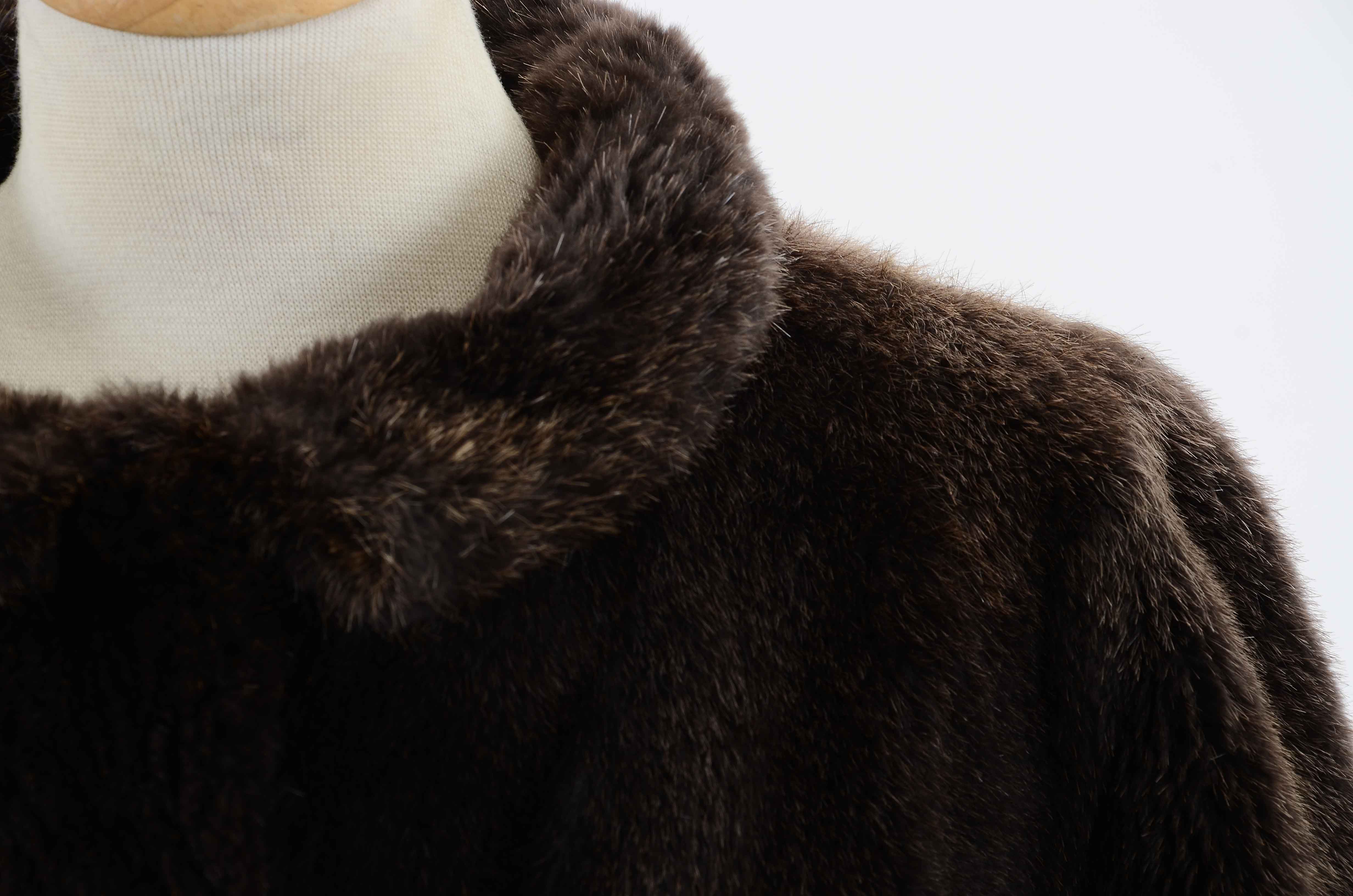 Vintage Sheared Beaver Fur Coat