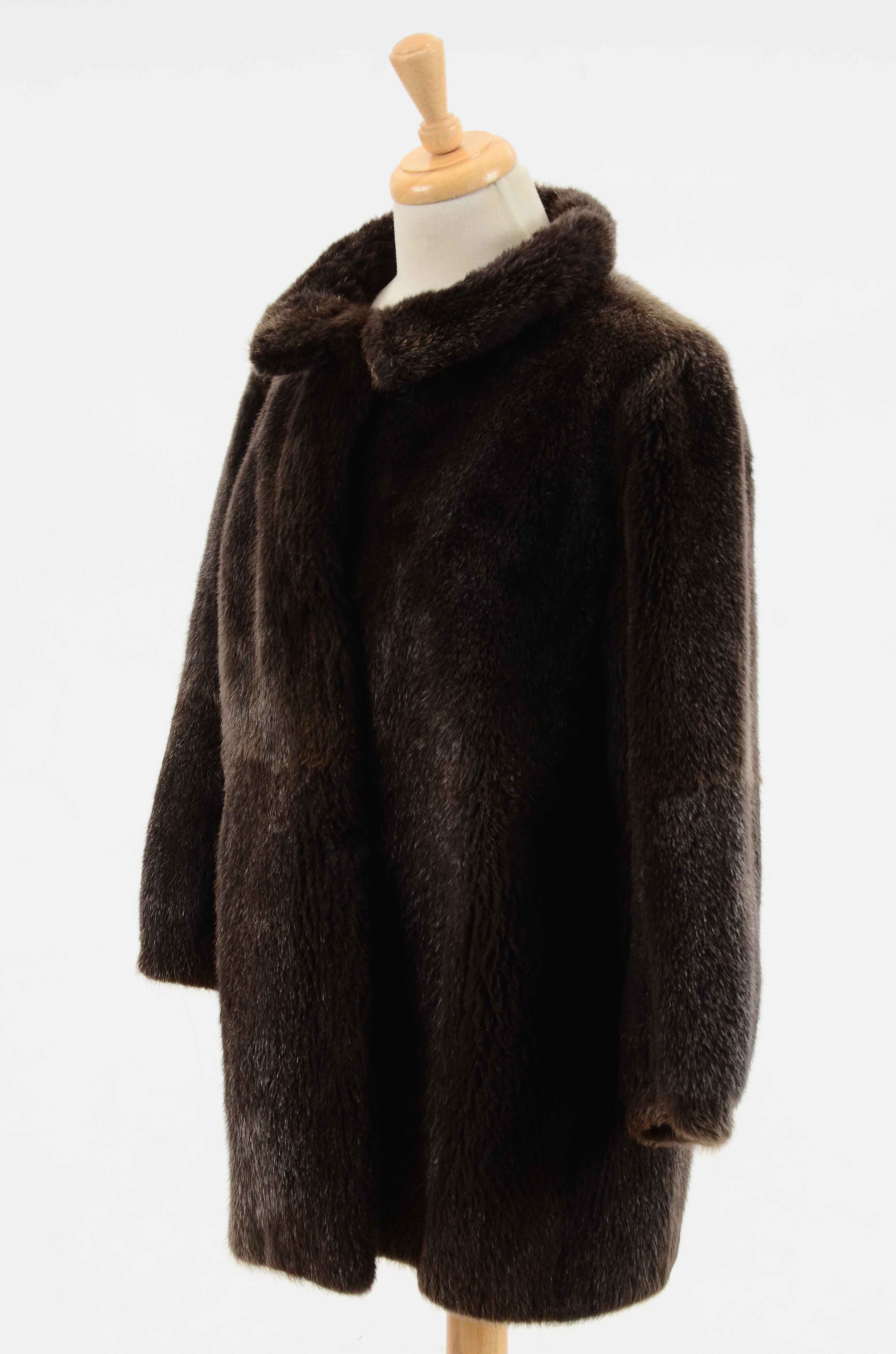 Vintage Sheared Beaver Fur Coat