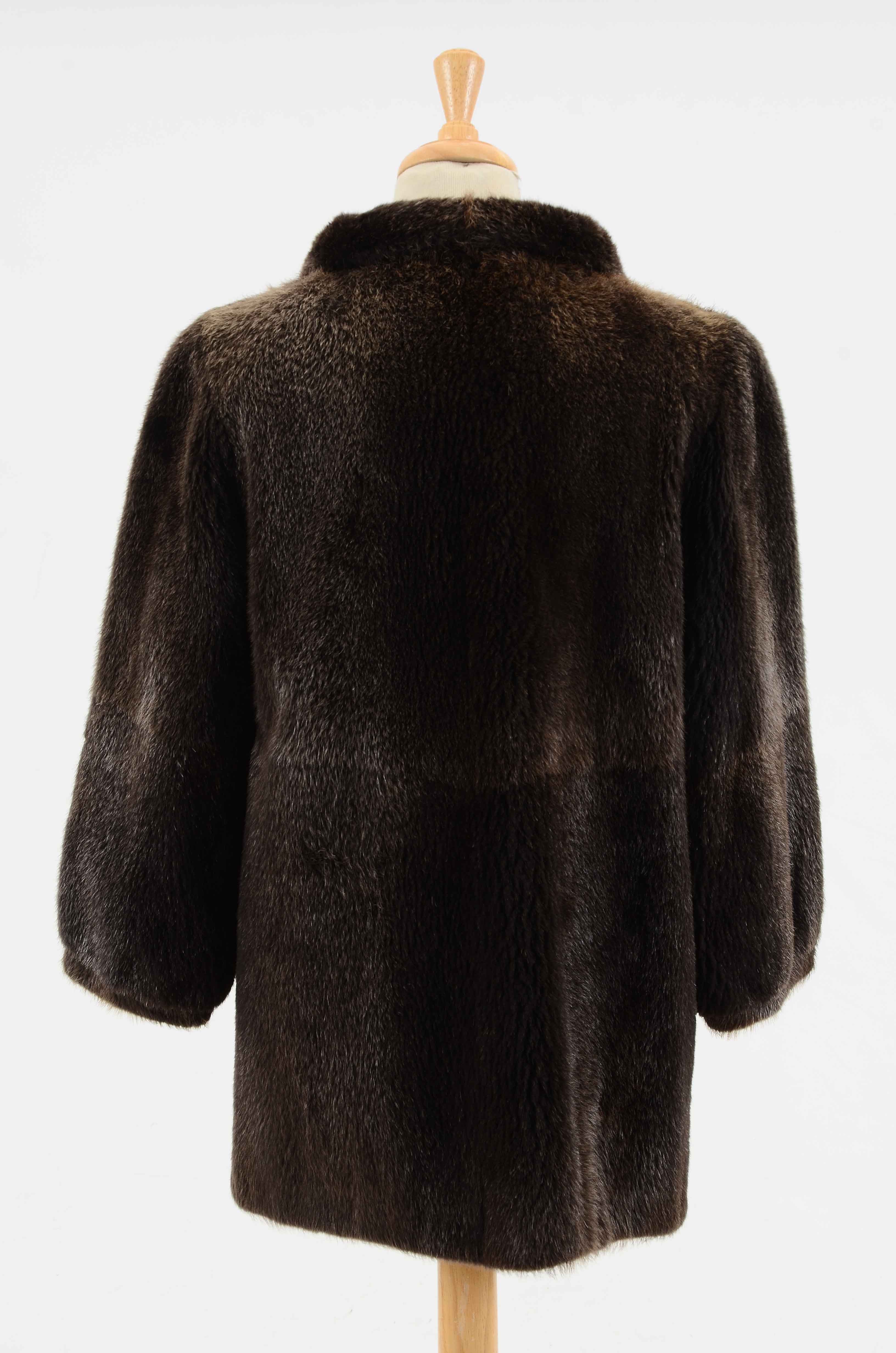 Vintage Sheared Beaver Fur Coat