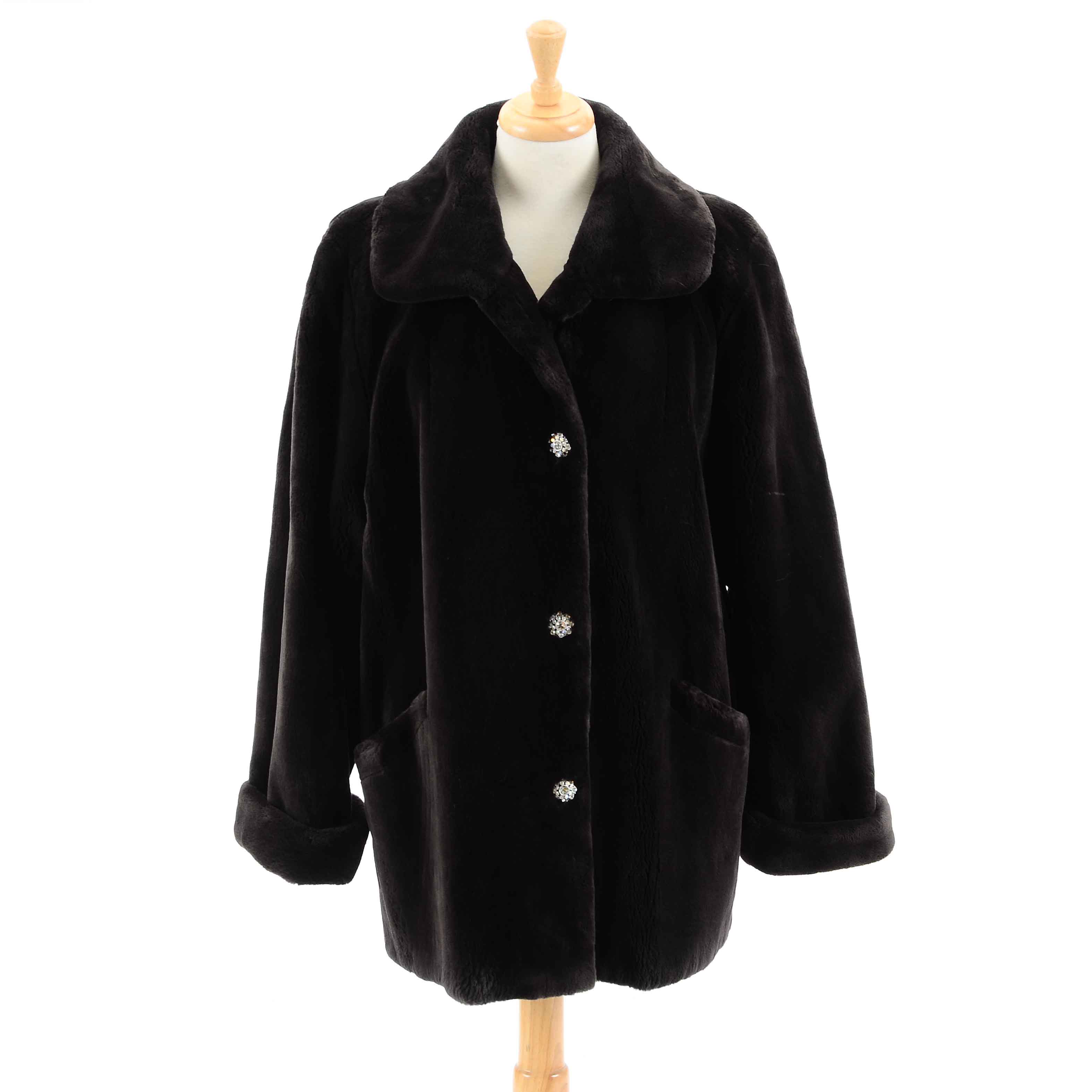 Authentic Sheared Beaver Fur Coat by Birger Christensen