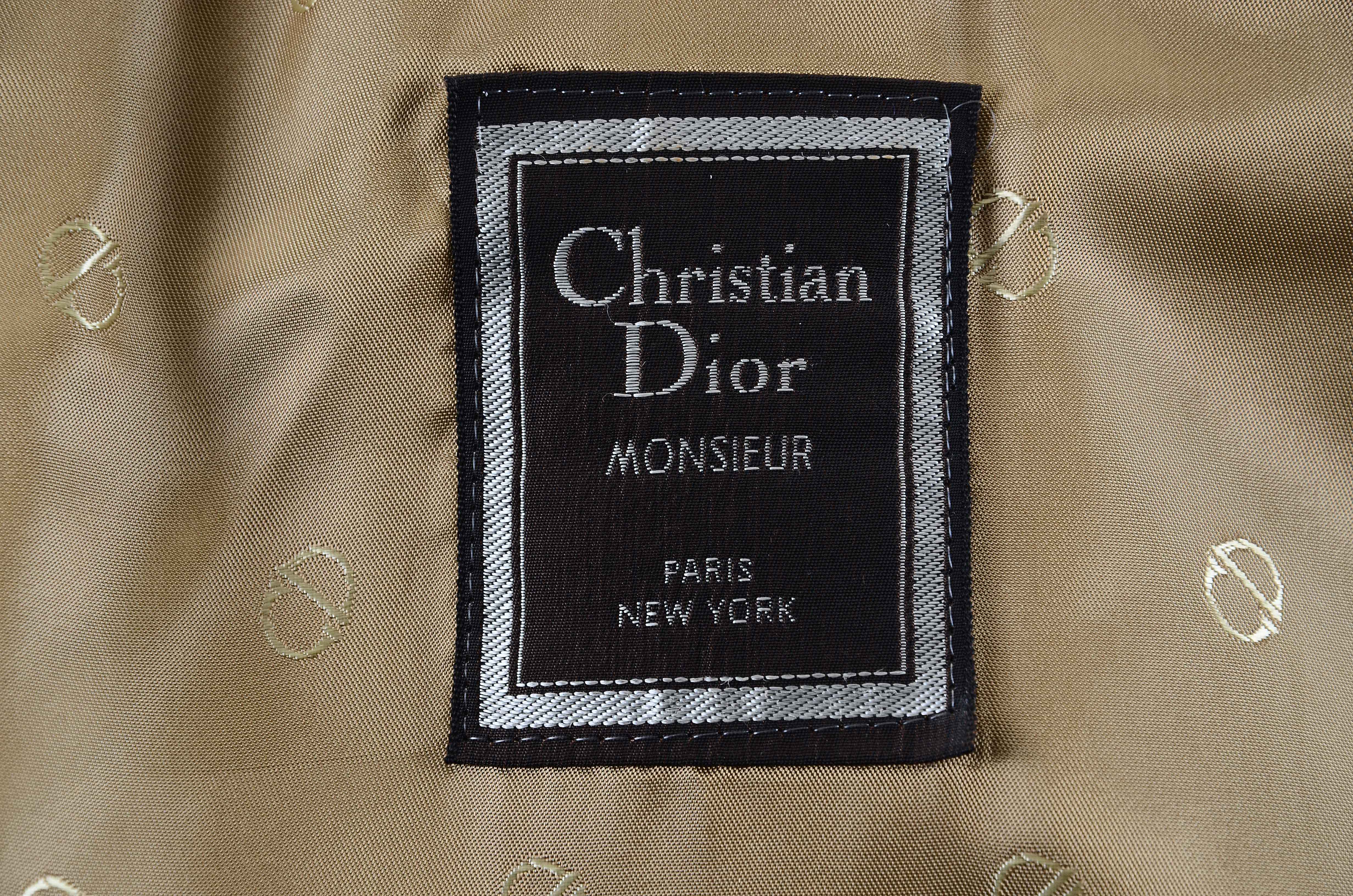Vintage Christian Dior Monsieur Trench Coat