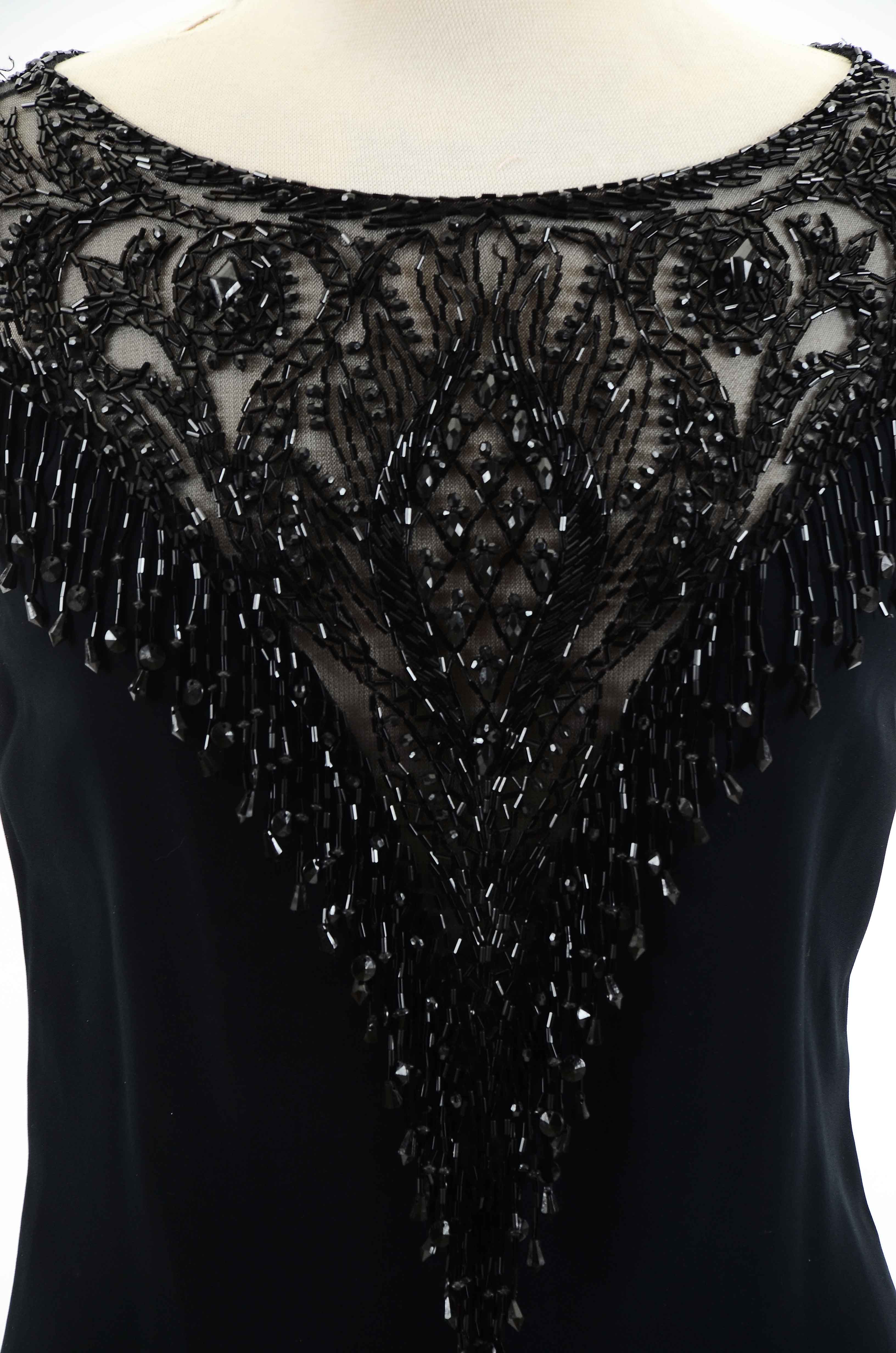 Vintage Bob Mackie Evening Beaded Cocktail Dress