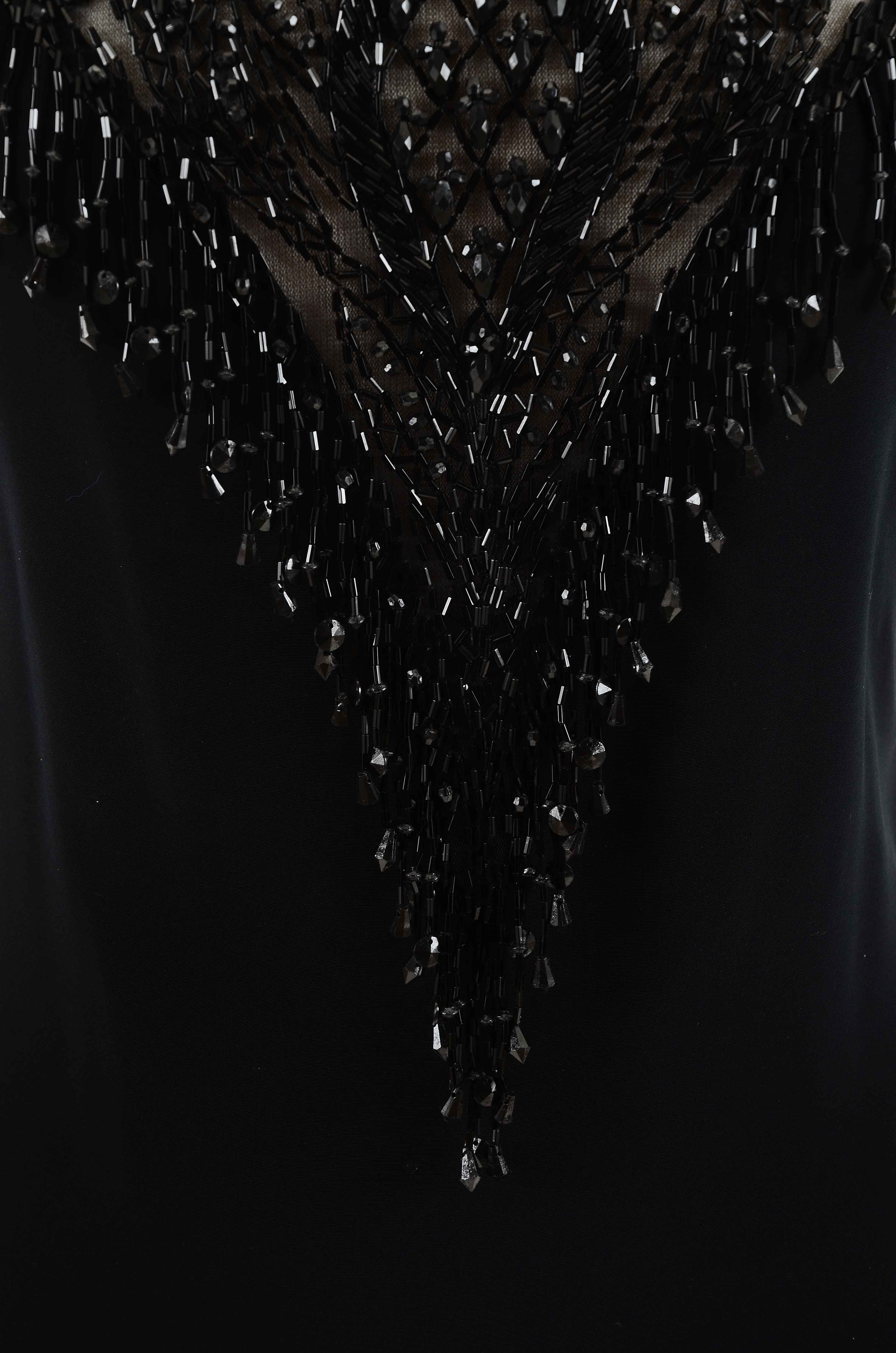 Vintage Bob Mackie Evening Beaded Cocktail Dress