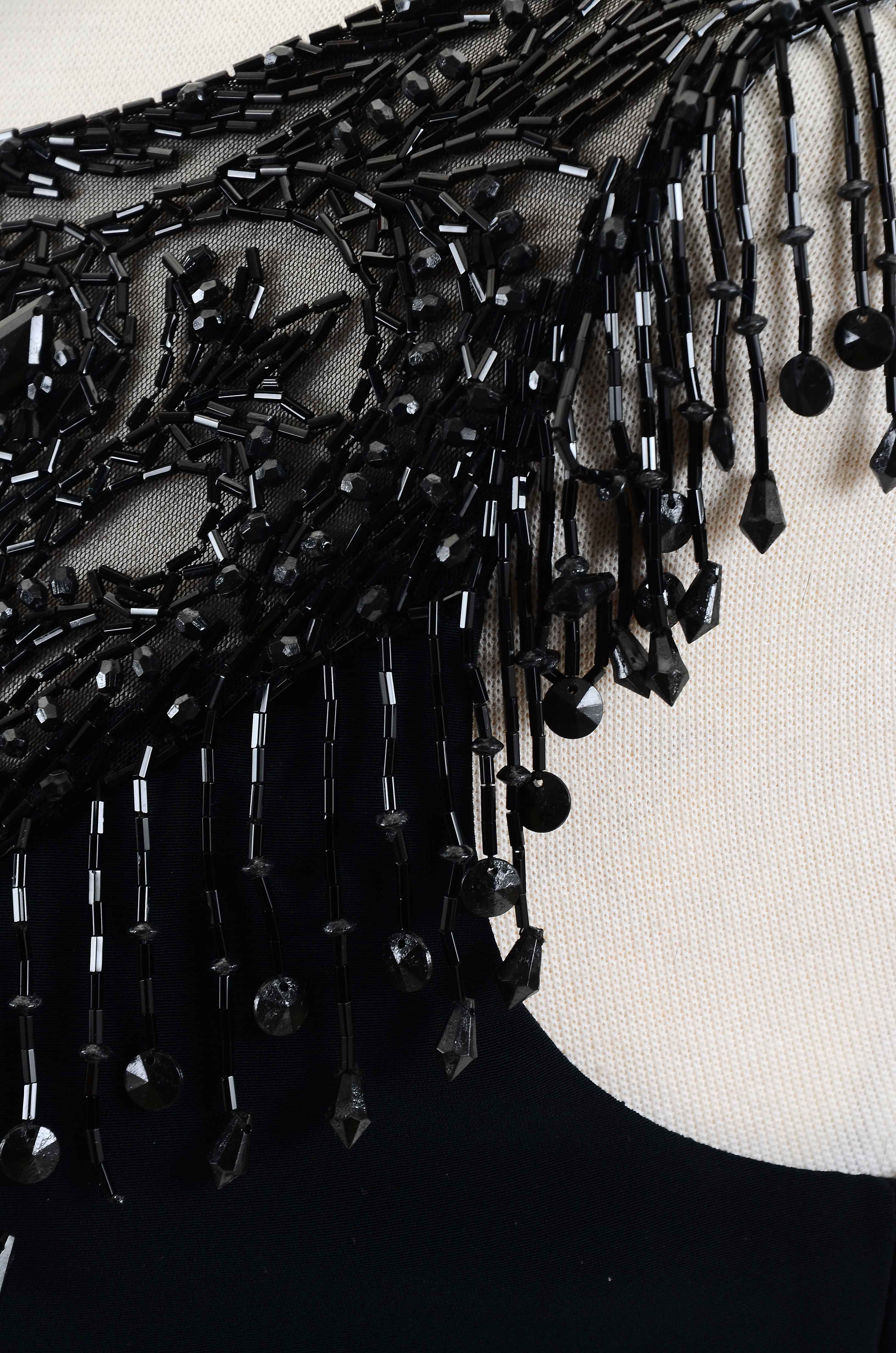 Vintage Bob Mackie Evening Beaded Cocktail Dress