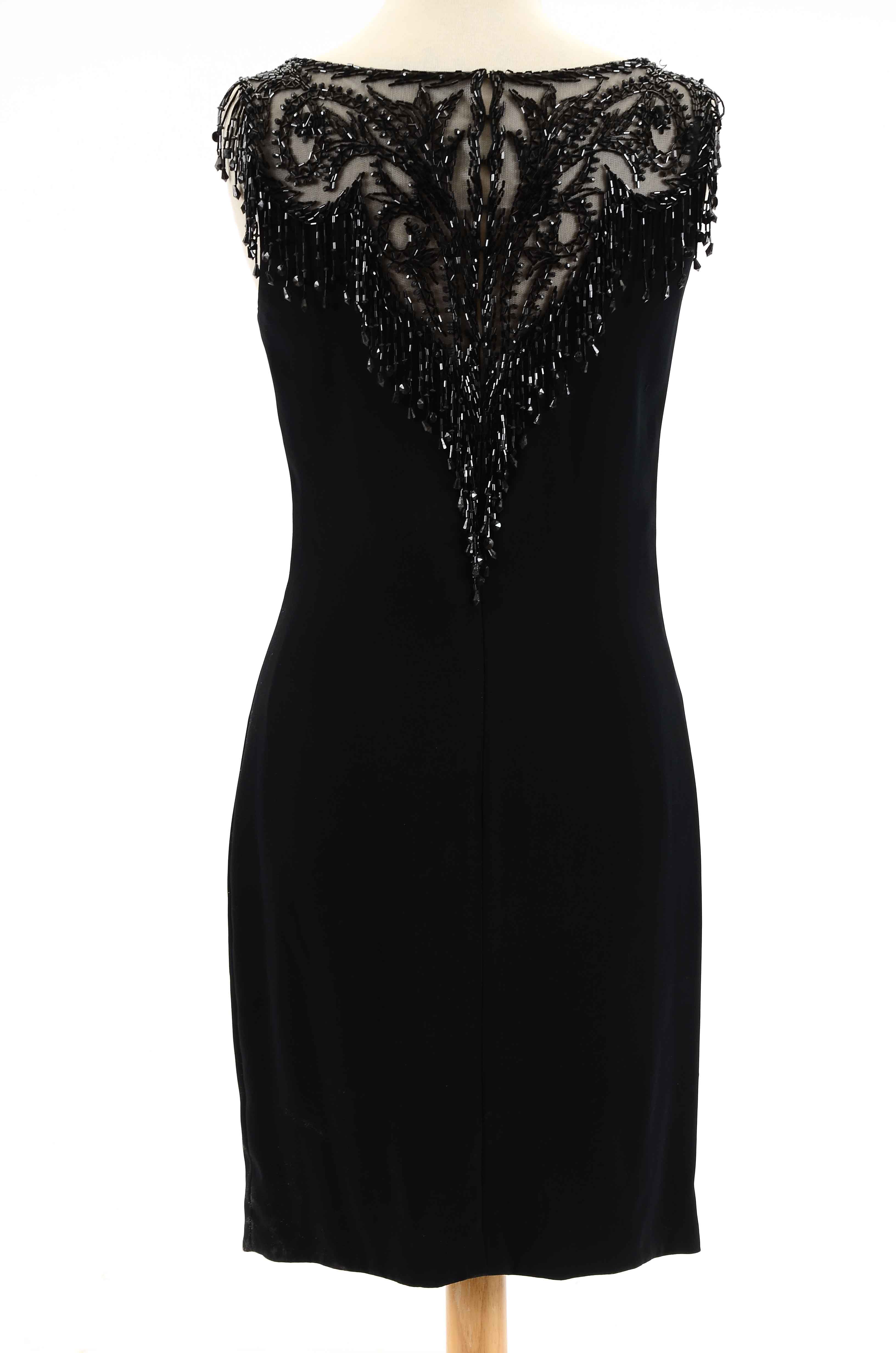 Vintage Bob Mackie Evening Beaded Cocktail Dress