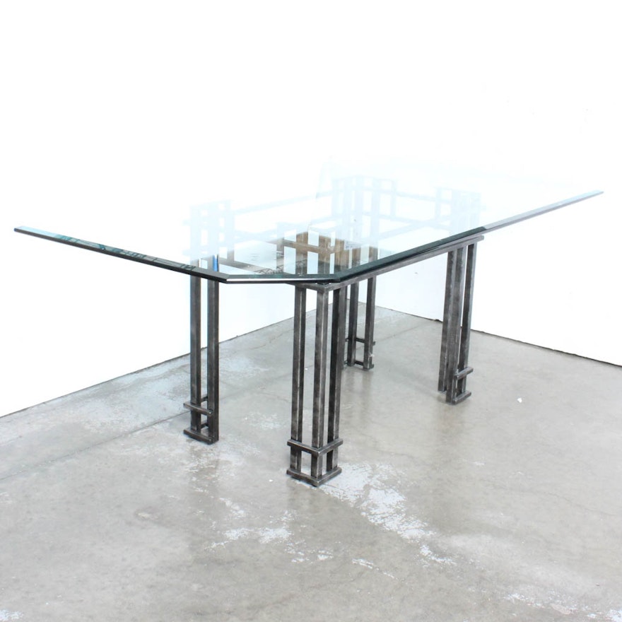 Glass Top Dining Table