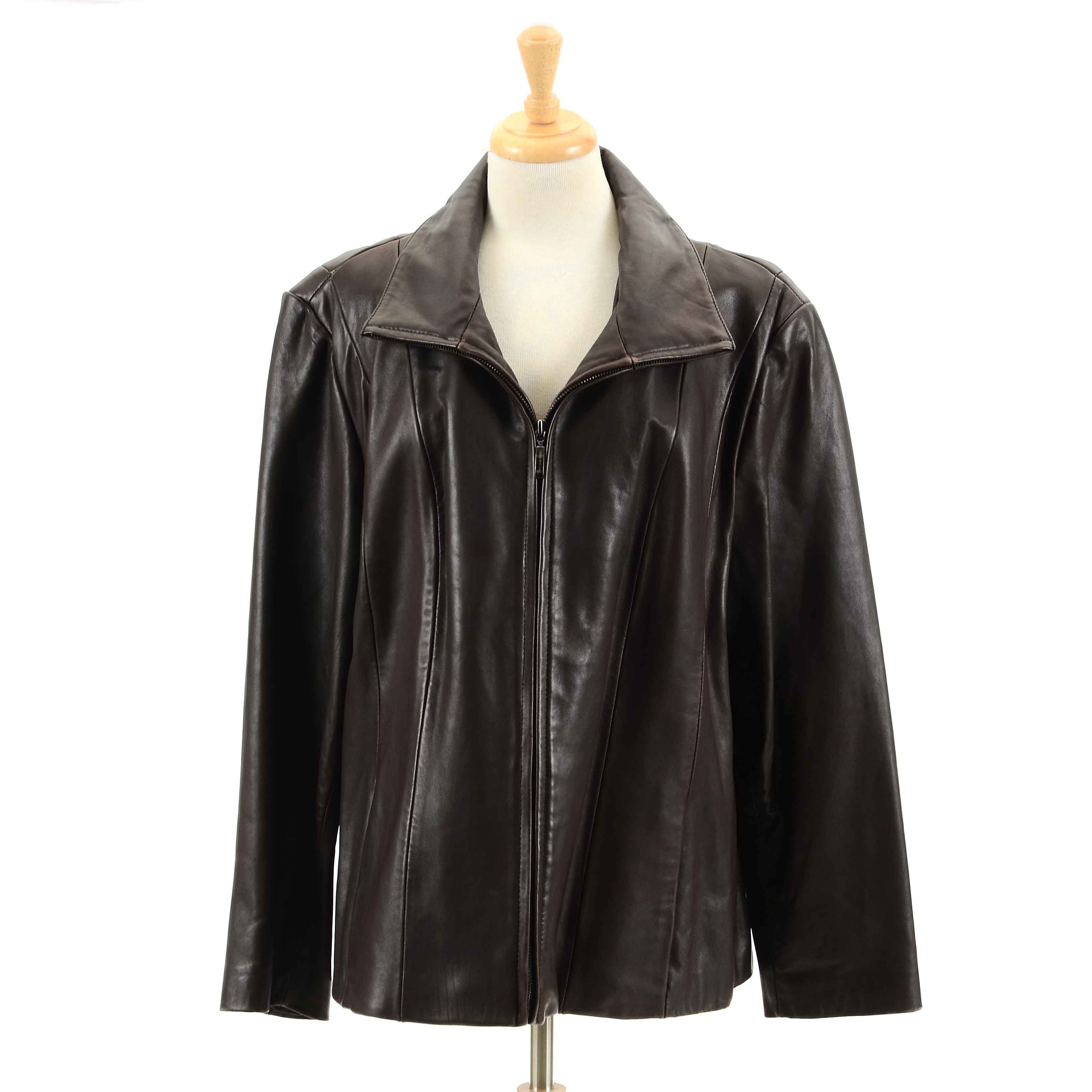 Jones New York Leather Jacket