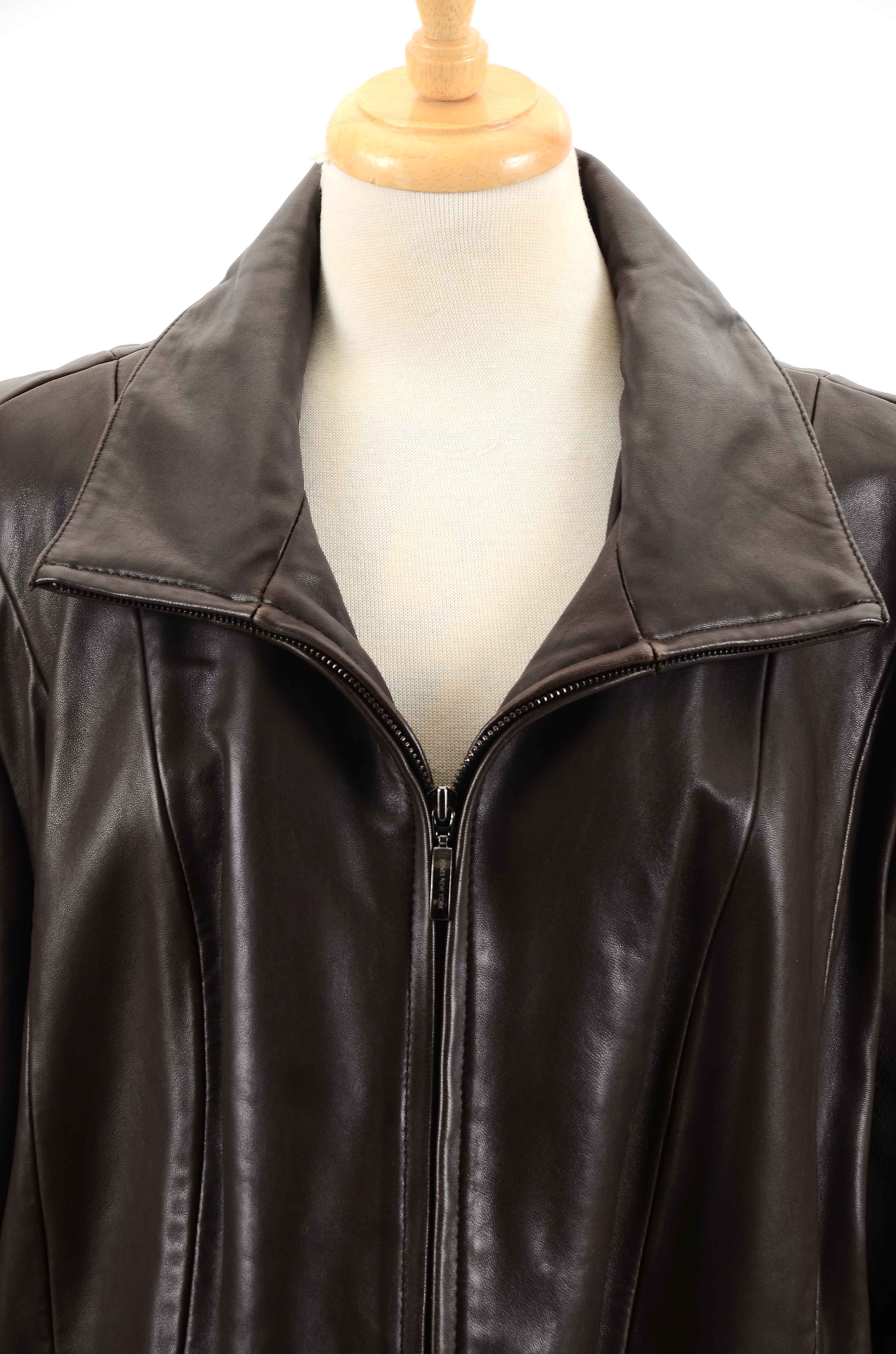 Jones New York Leather Jacket