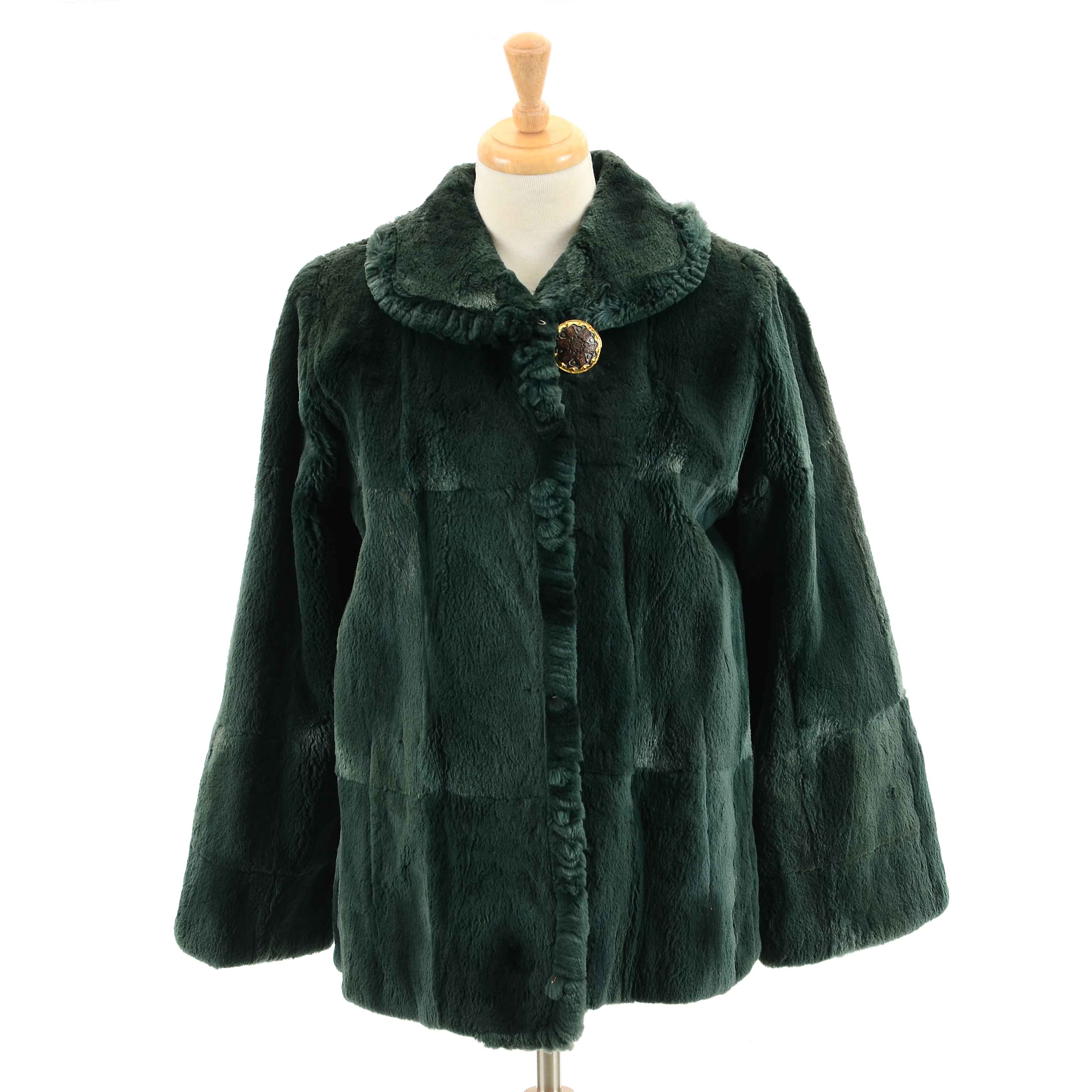 Vintage Zuki Dyed Sheared Beaver Coat
