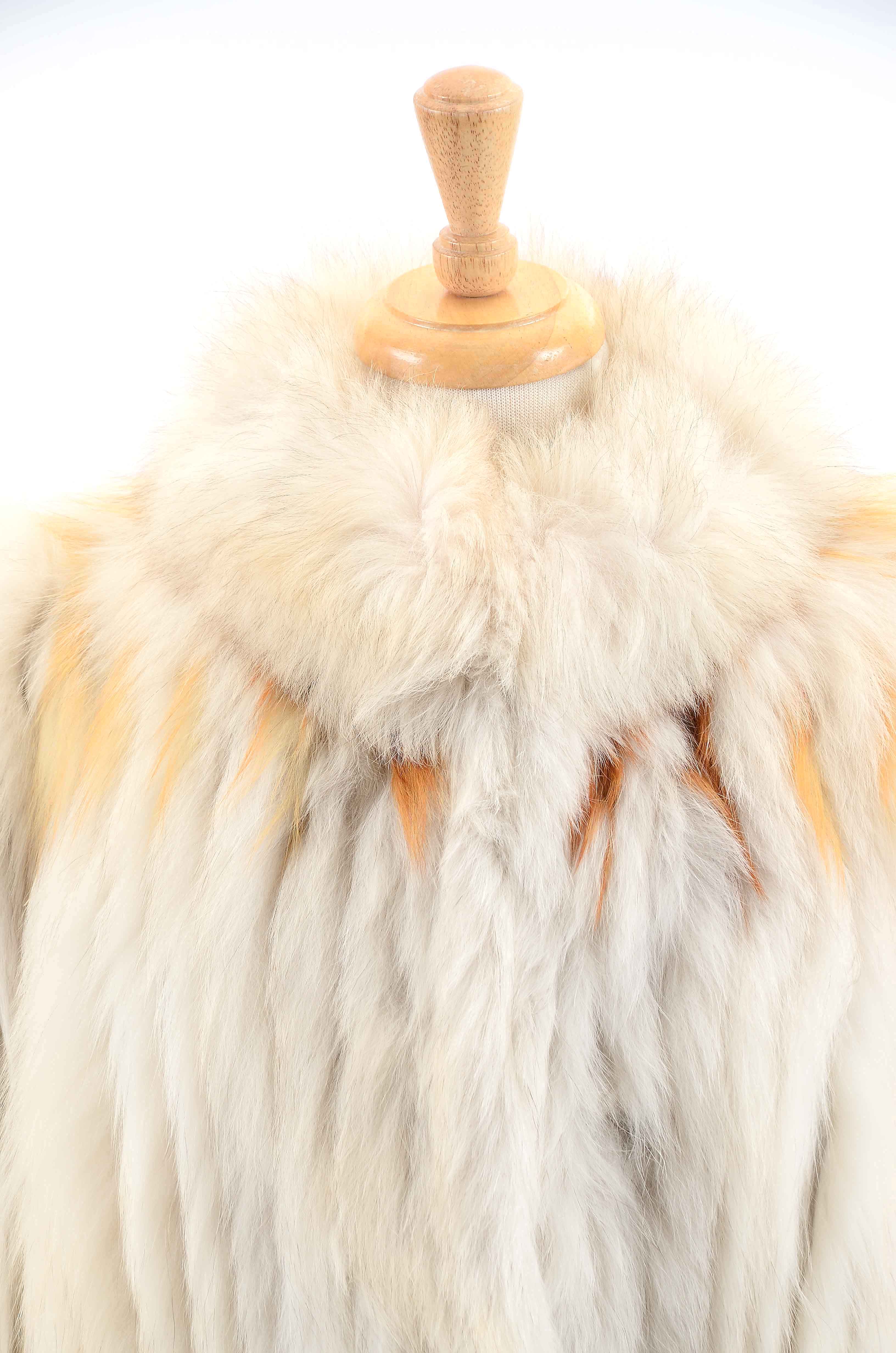 Golden Fox Fur Coat