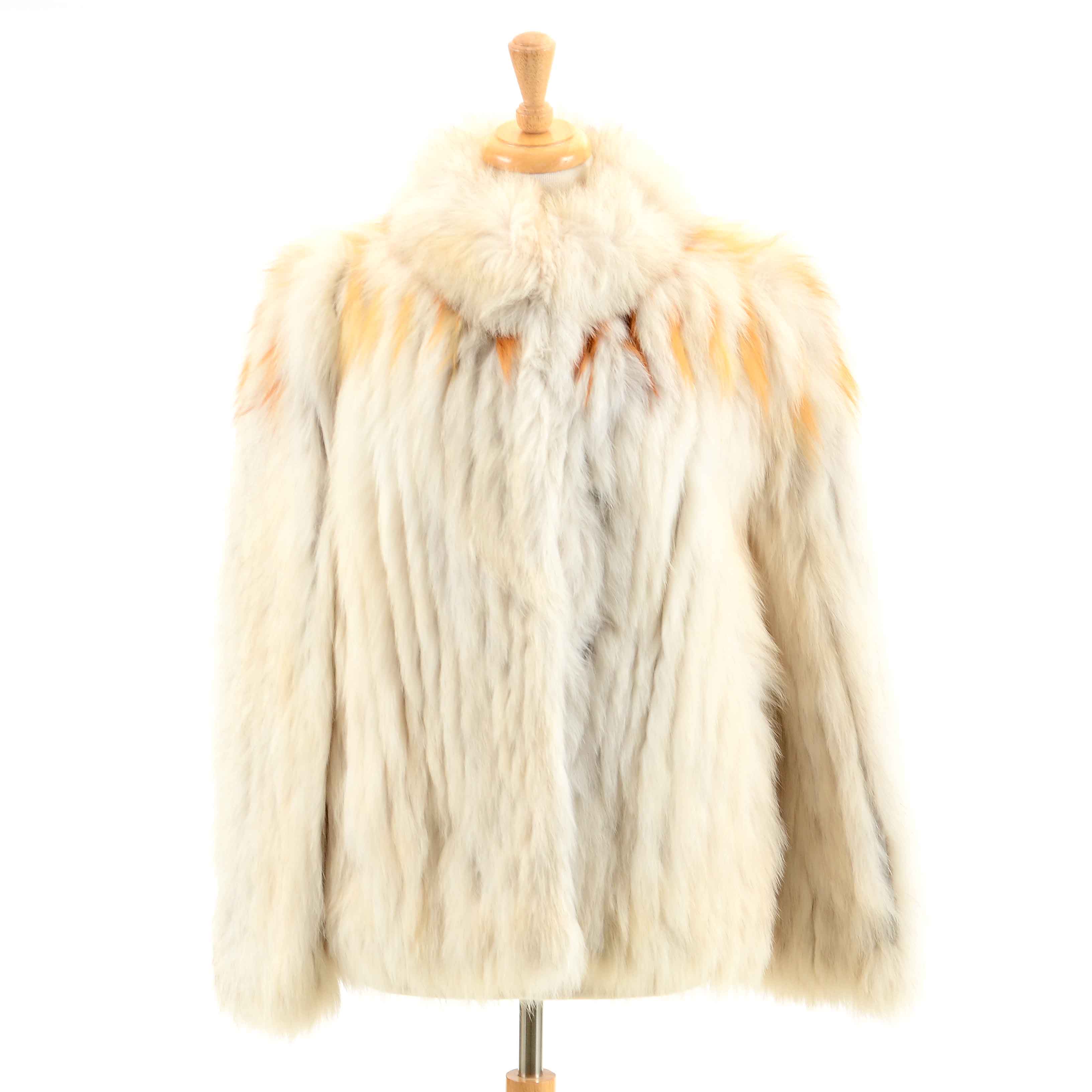 Golden Fox Fur Coat