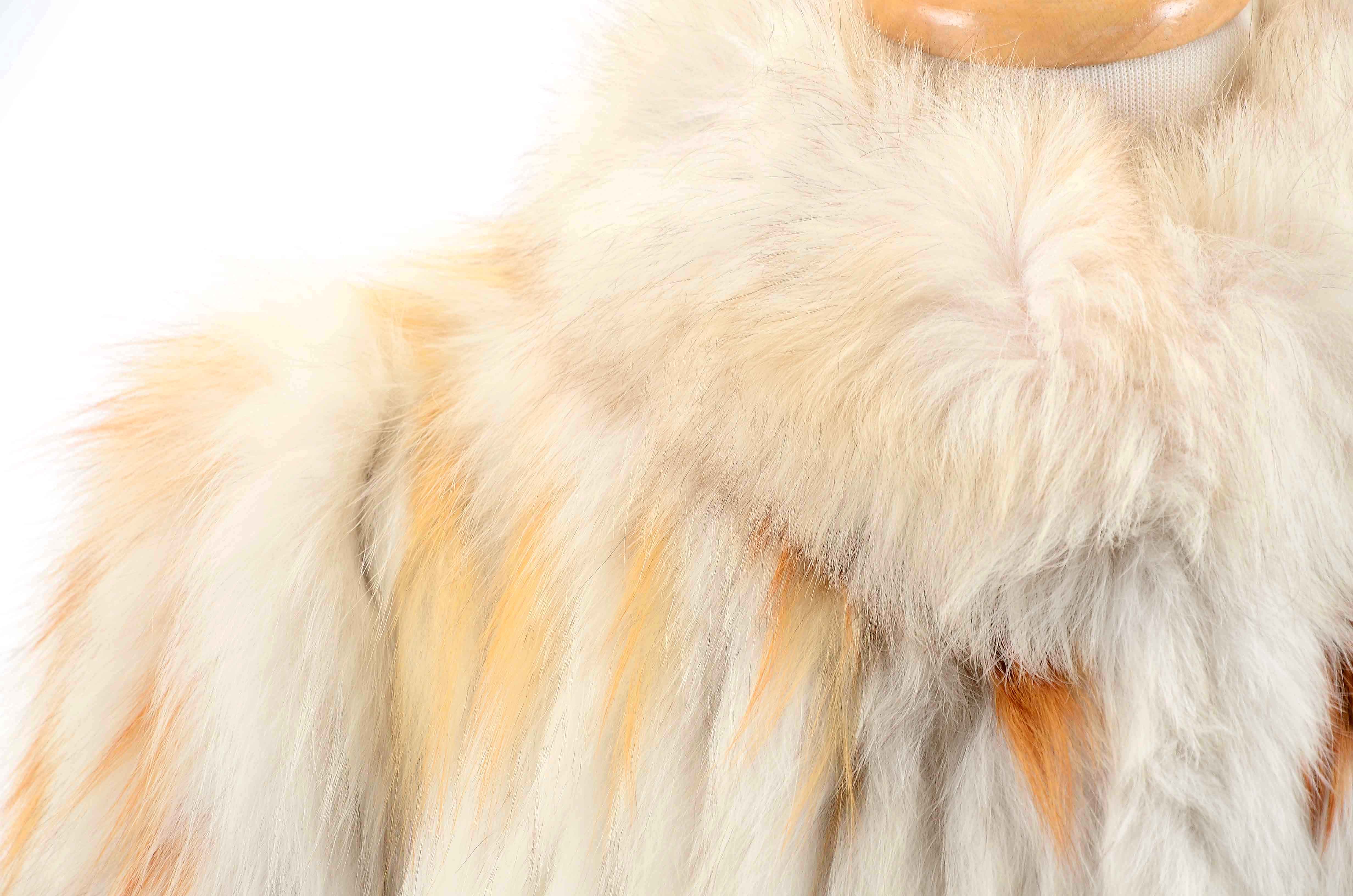 Golden Fox Fur Coat